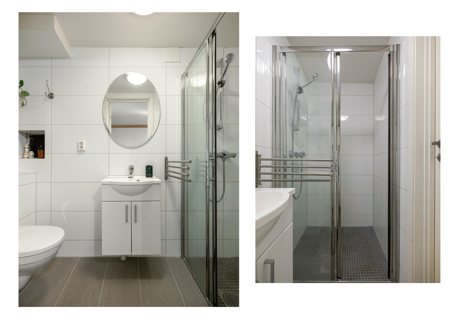 Og helt til slutt er det også et bad her nede. Dette er fra 2013 og funker som bare det. Galleribilde