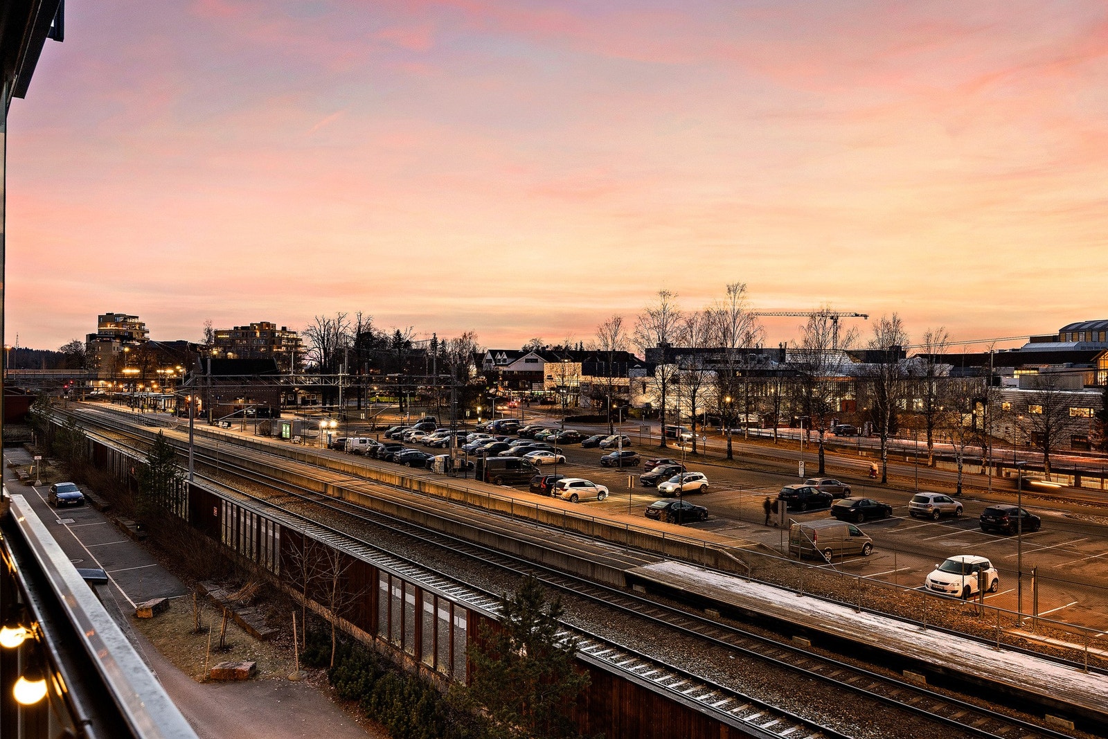Utsikt fra balkongen. Galleribilde