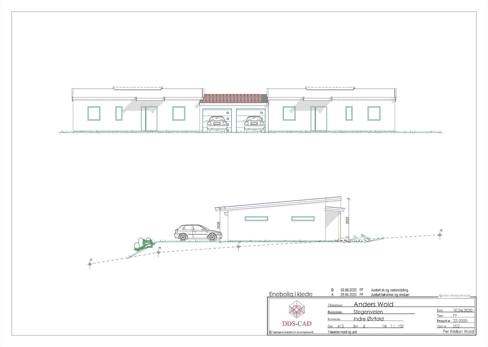Stegenveien 124 - fasade nord og øst komp.jpg Galleribilde