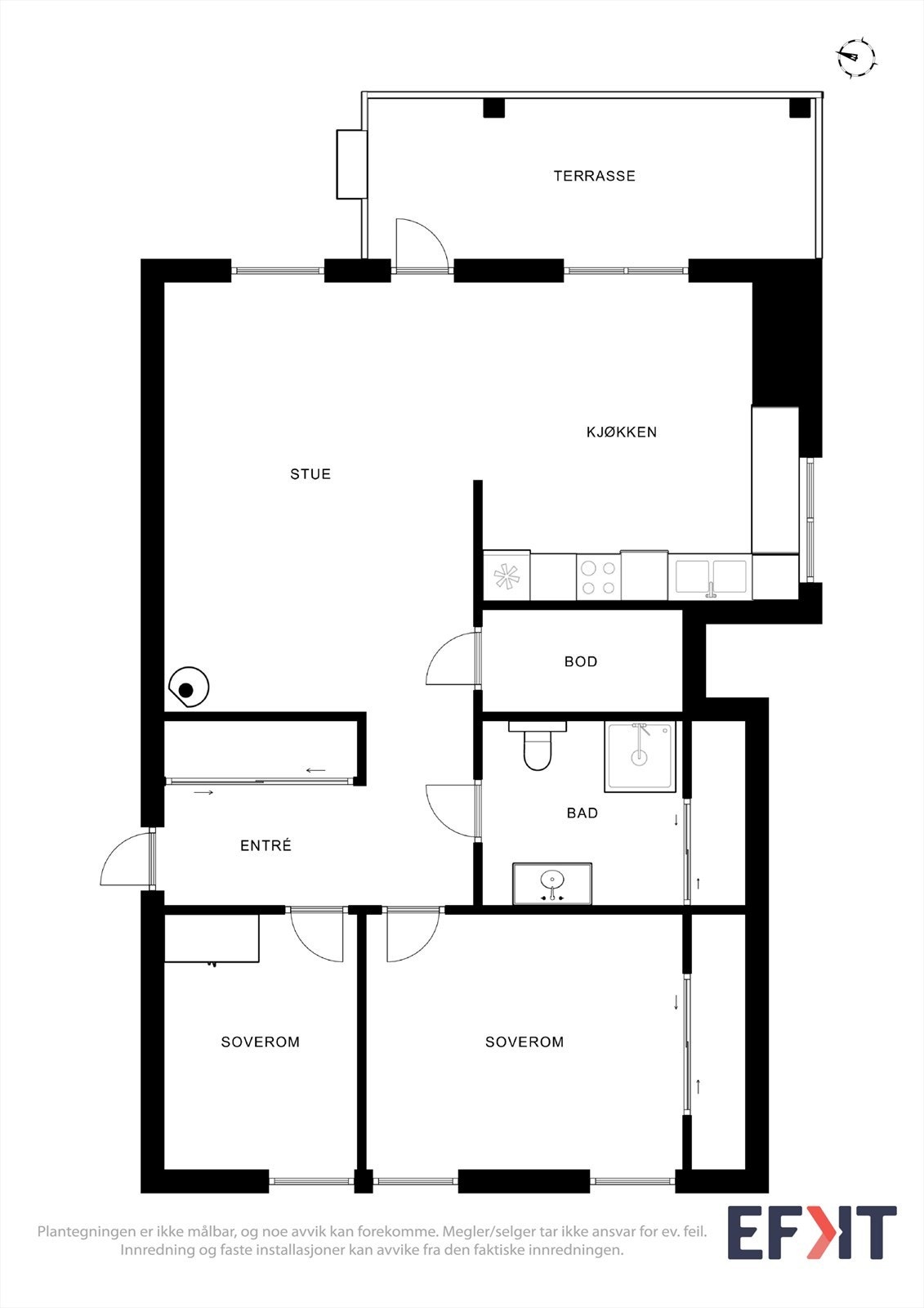 Plantegning Galleribilde