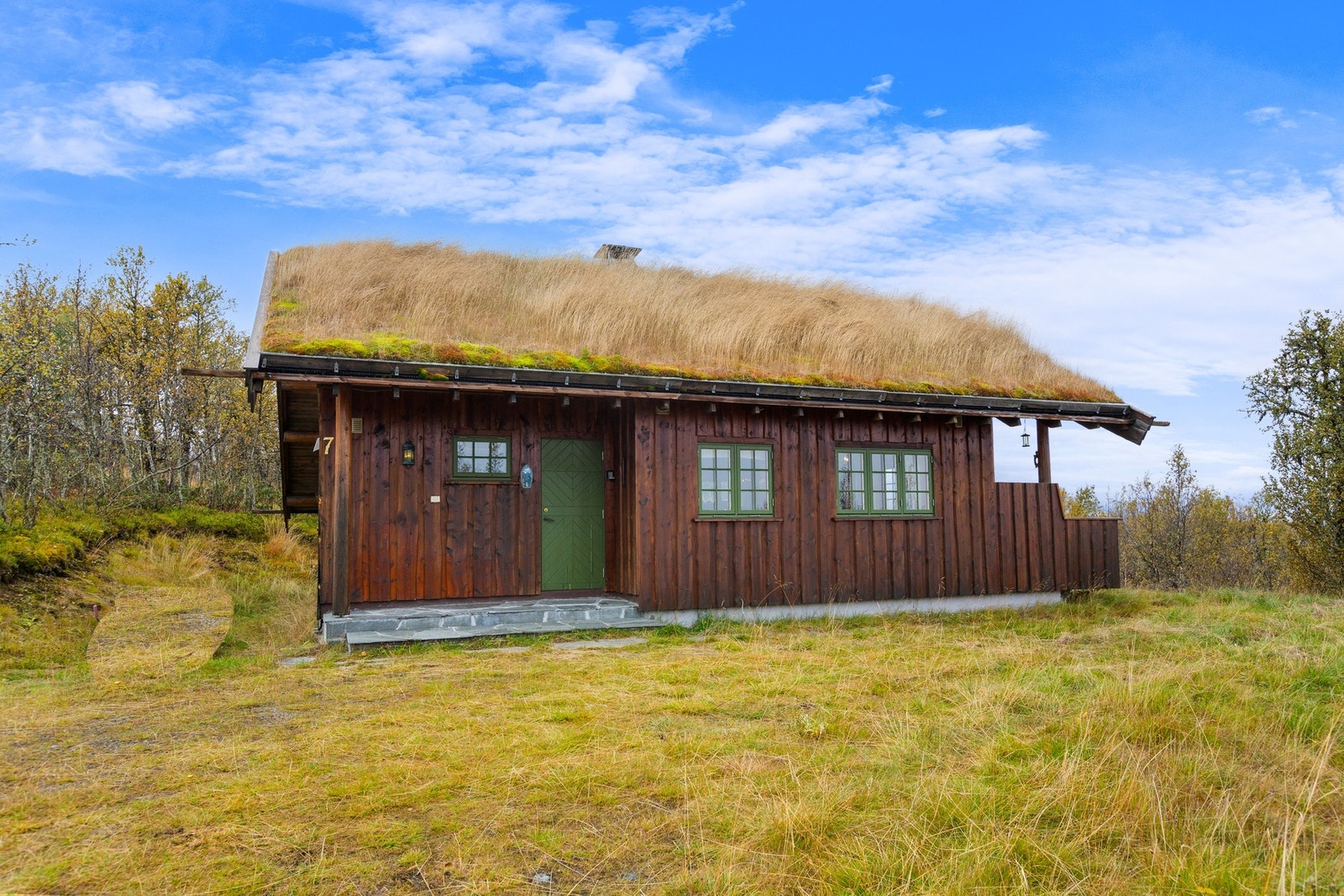 Inntrukket inngangsparti. Galleribilde