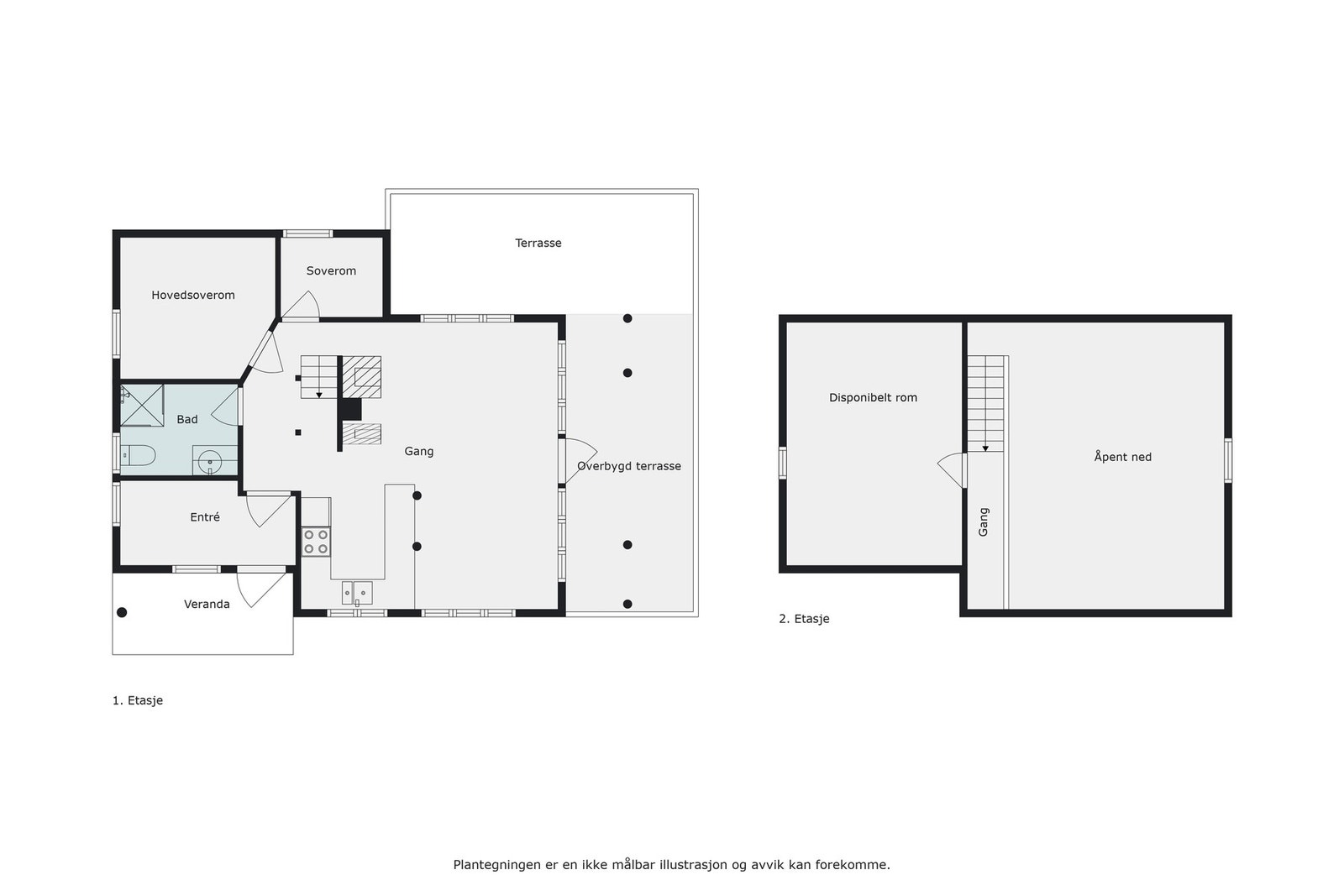 Plantegning Galleribilde