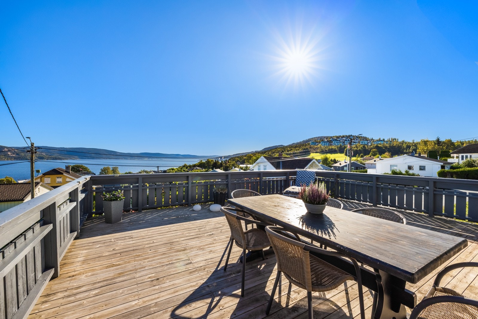 Panoramautsikt mot Drammensfjorden. Galleribilde