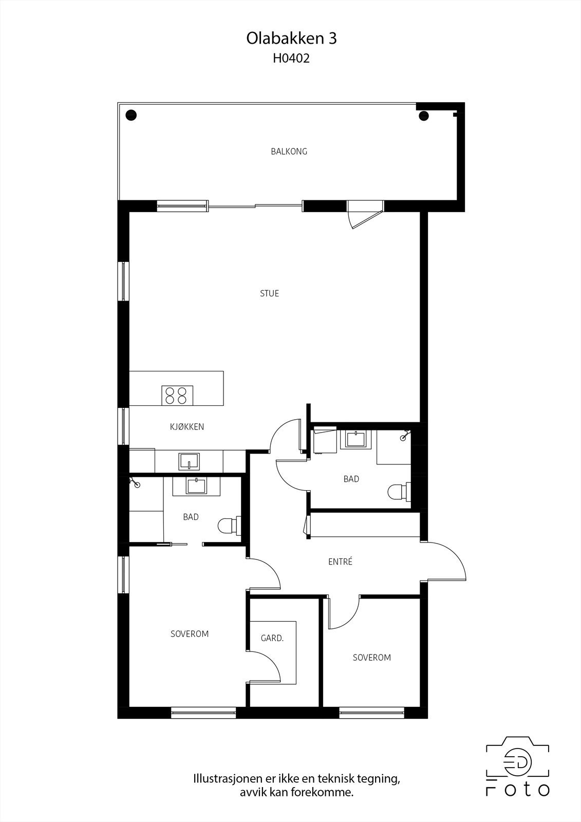 Plantegning. Galleribilde