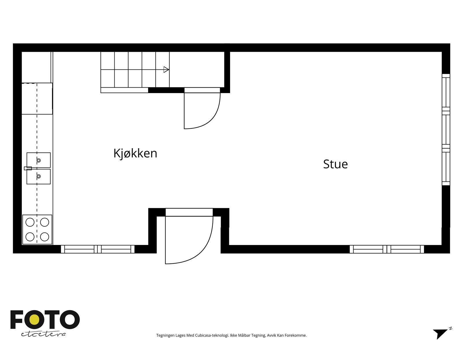 Plantegning 1. etasje. Galleribilde