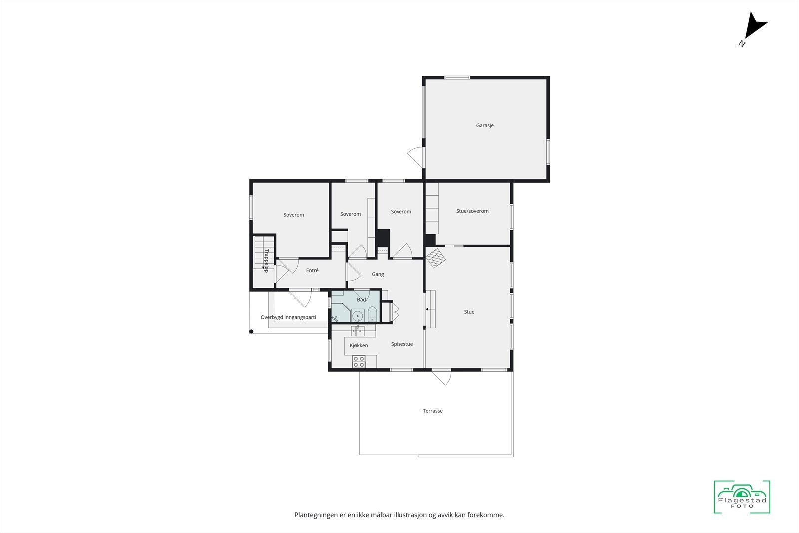 Plantegning Galleribilde