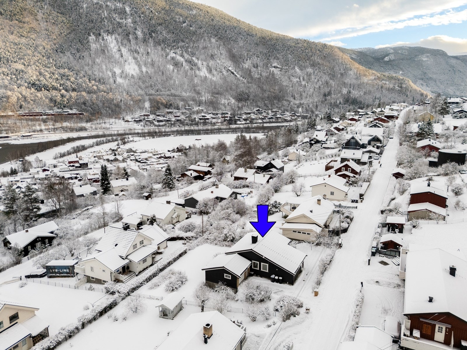 Området preges i hovedsak av eneboligbebygglse. Galleribilde