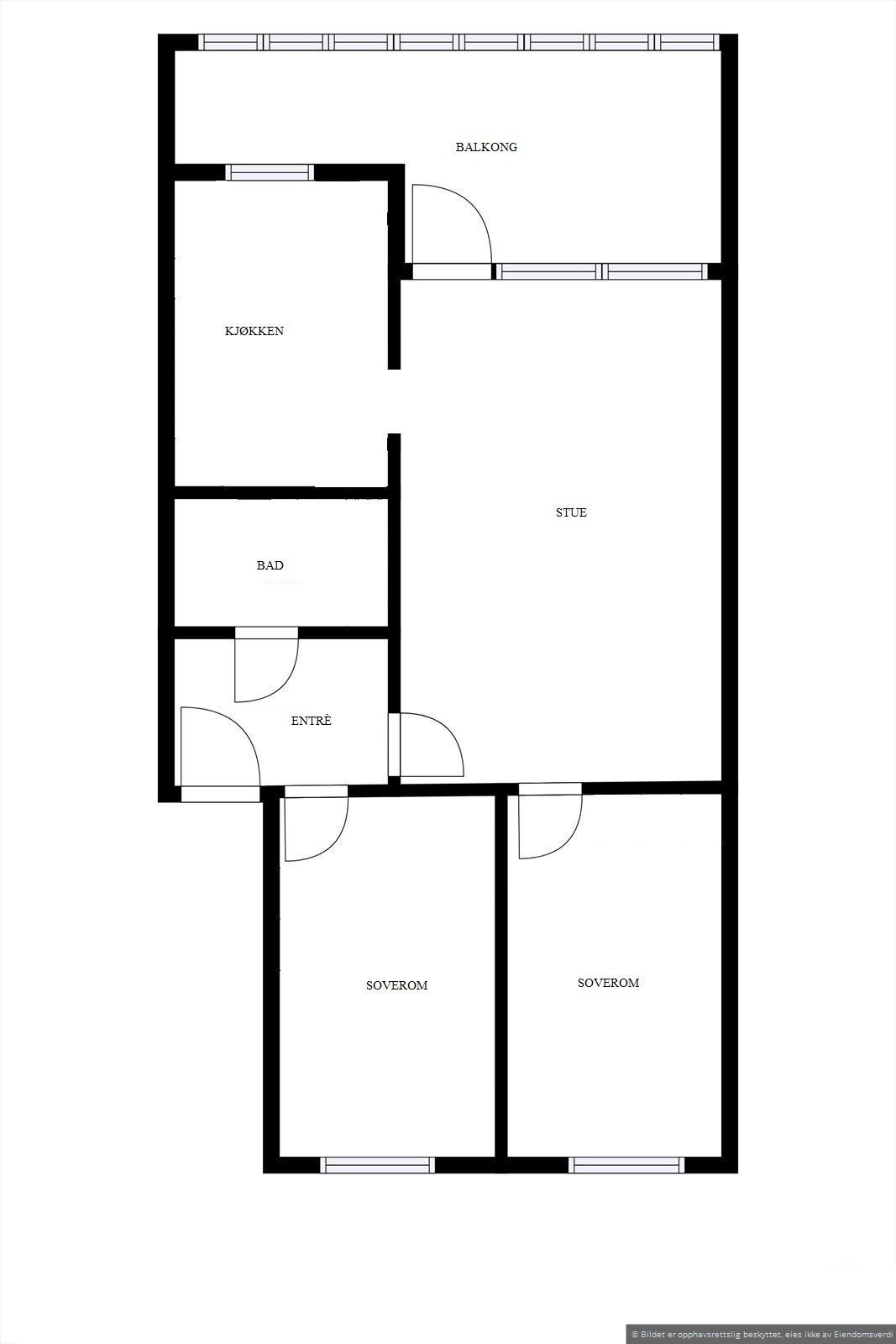 Plantegning Galleribilde