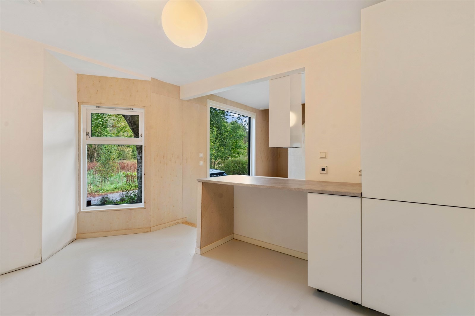 Det er en bar løsning og vil være stoler ved innflytning Galleribilde