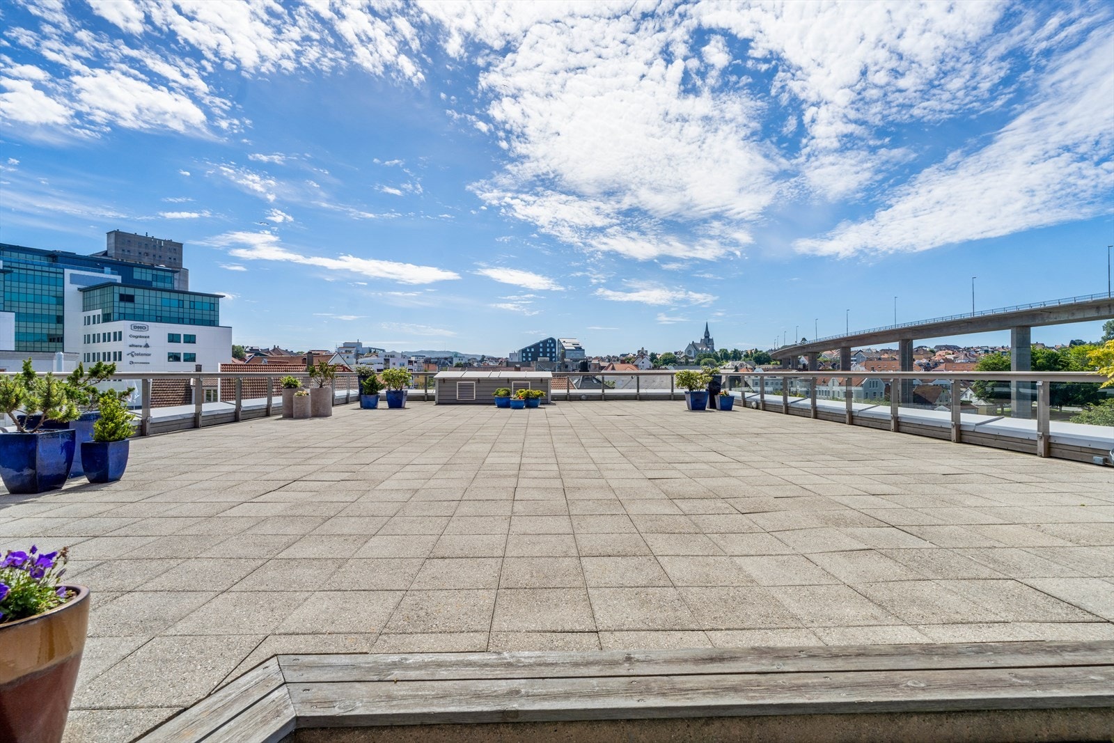 200 kvm tak terrasse Galleribilde