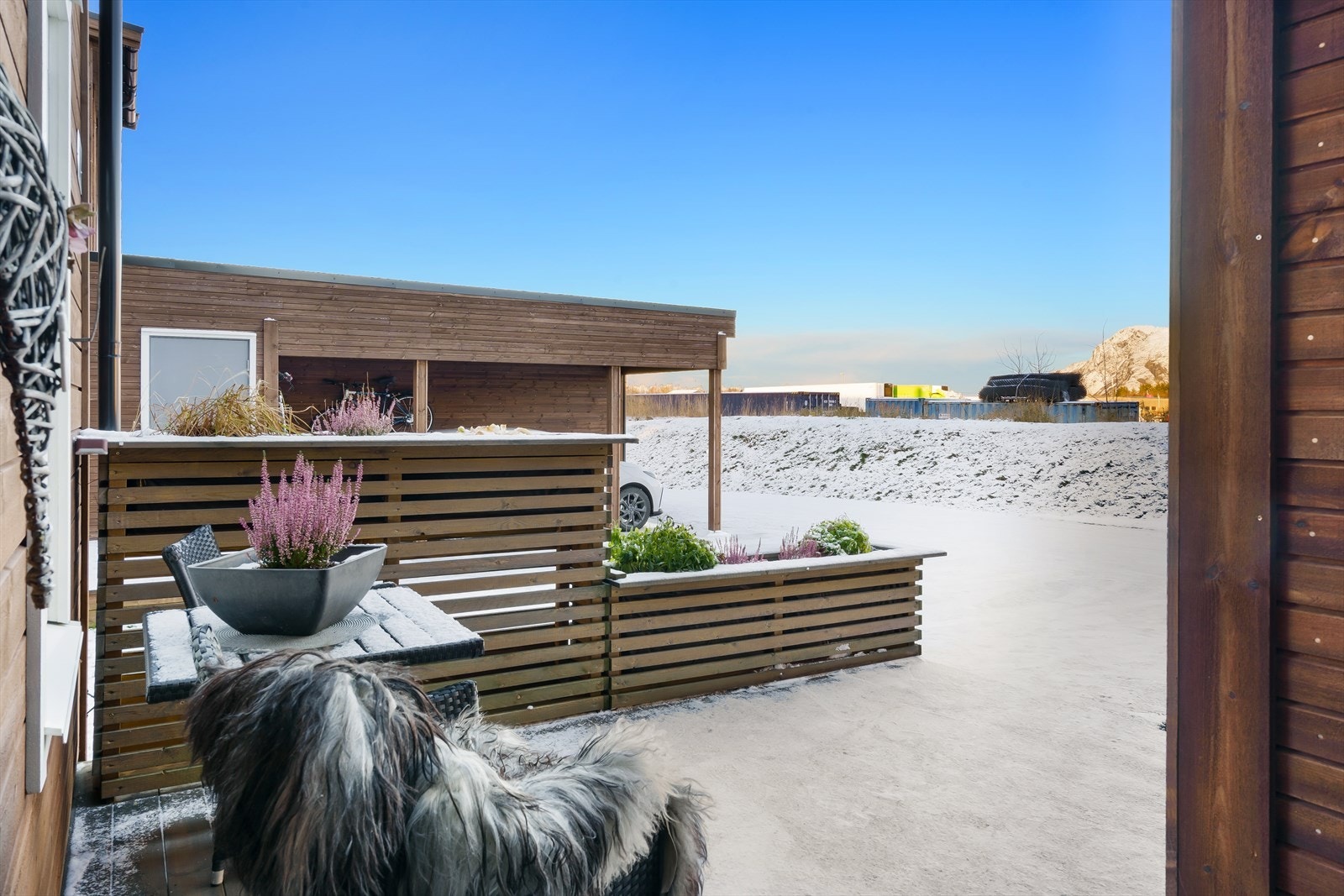 Del av 2-mannsbolig over to plan. Galleribilde