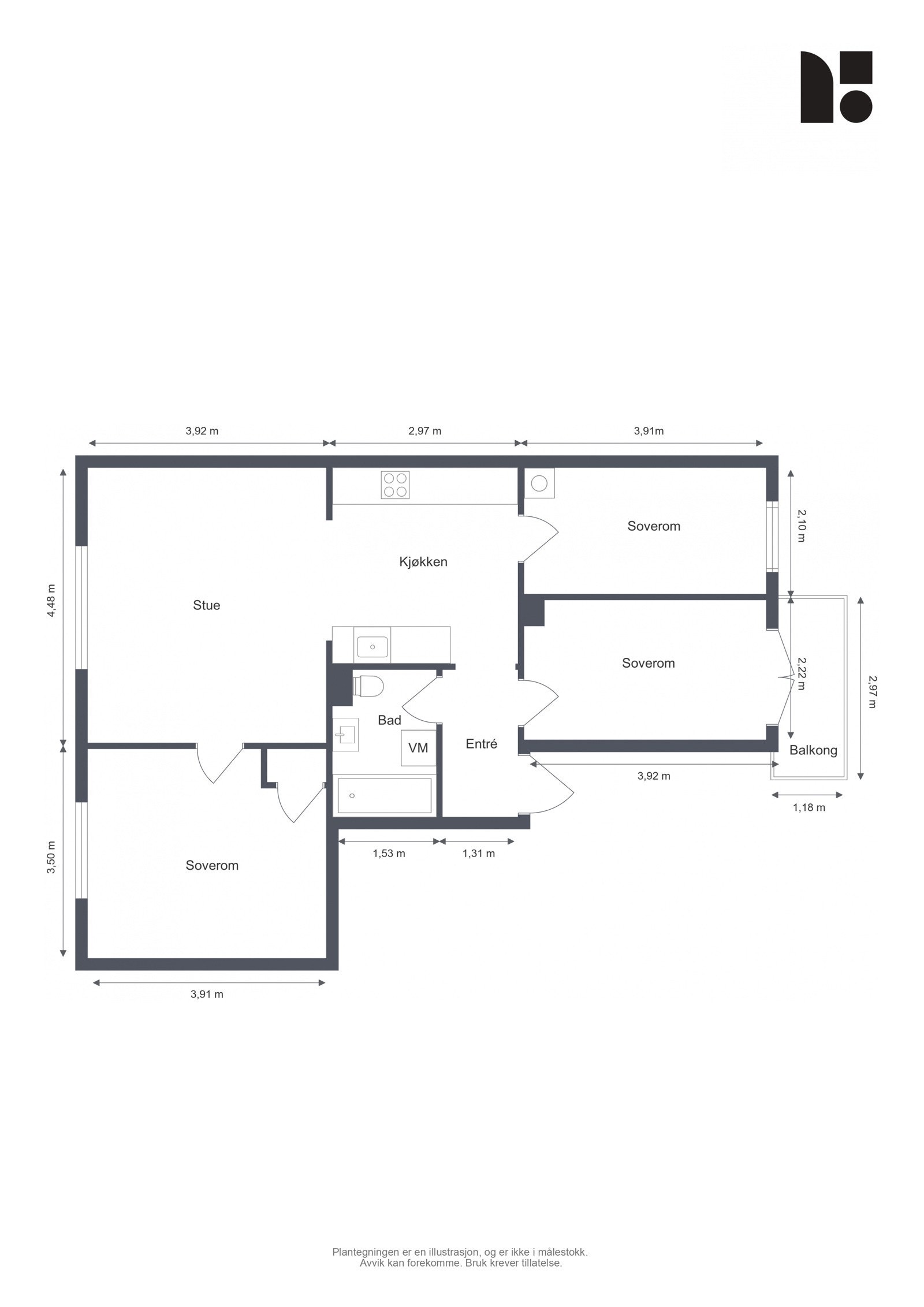 Plantegning. Galleribilde