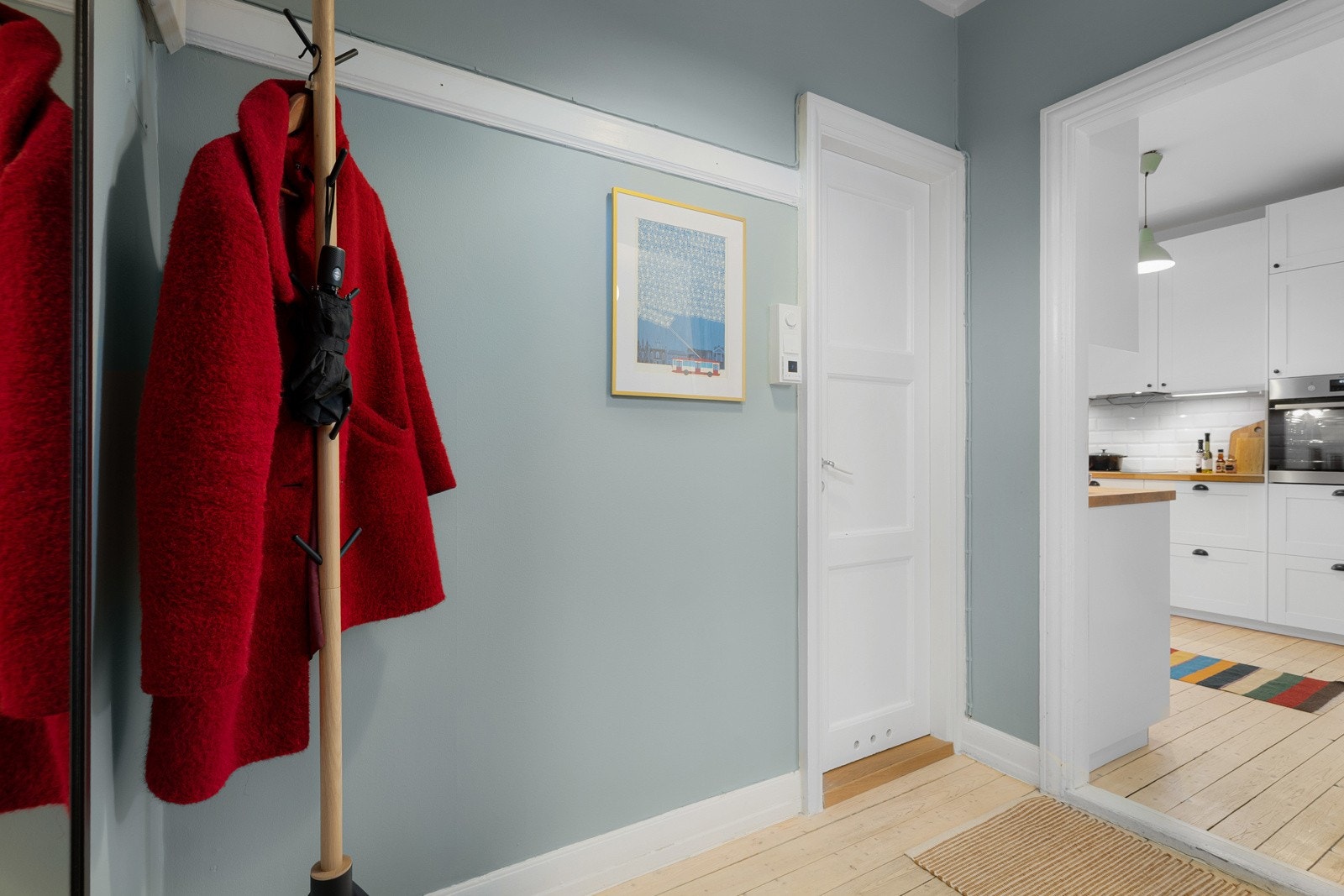 Det er plass til ulike garderobeløsninger. Galleribilde