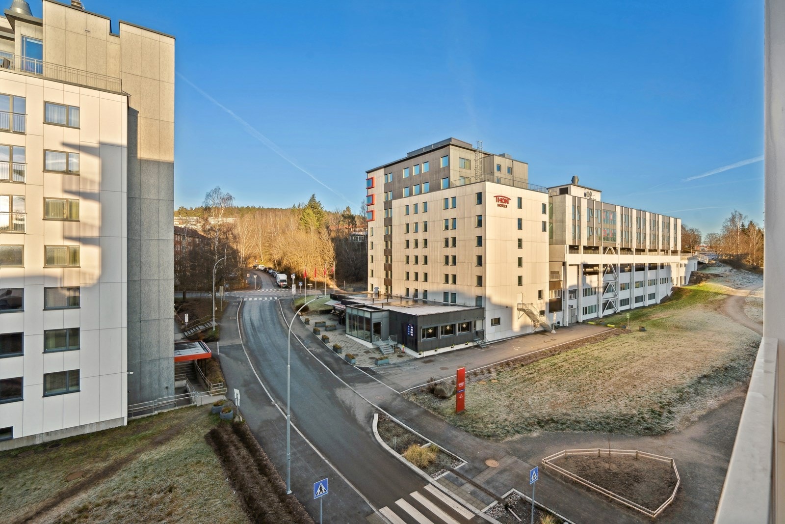 Utsyn fra balkongen Galleribilde