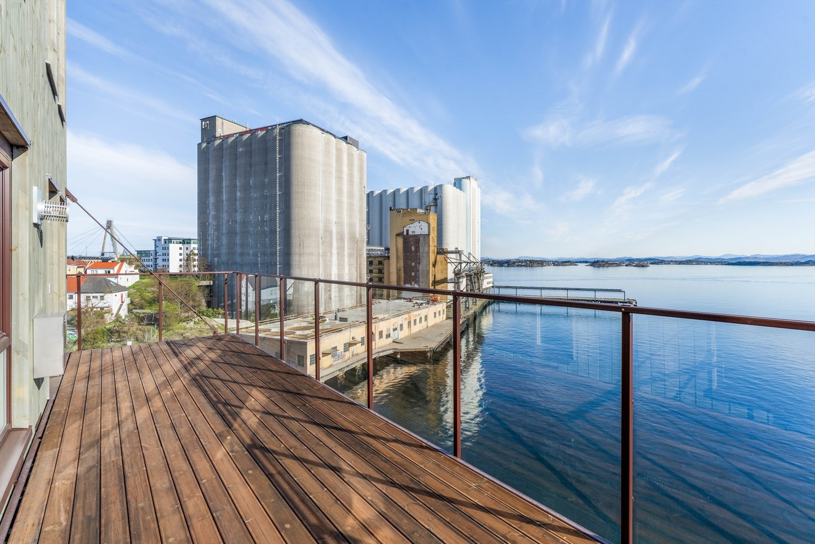 Balkong med sjøutsikt Galleribilde