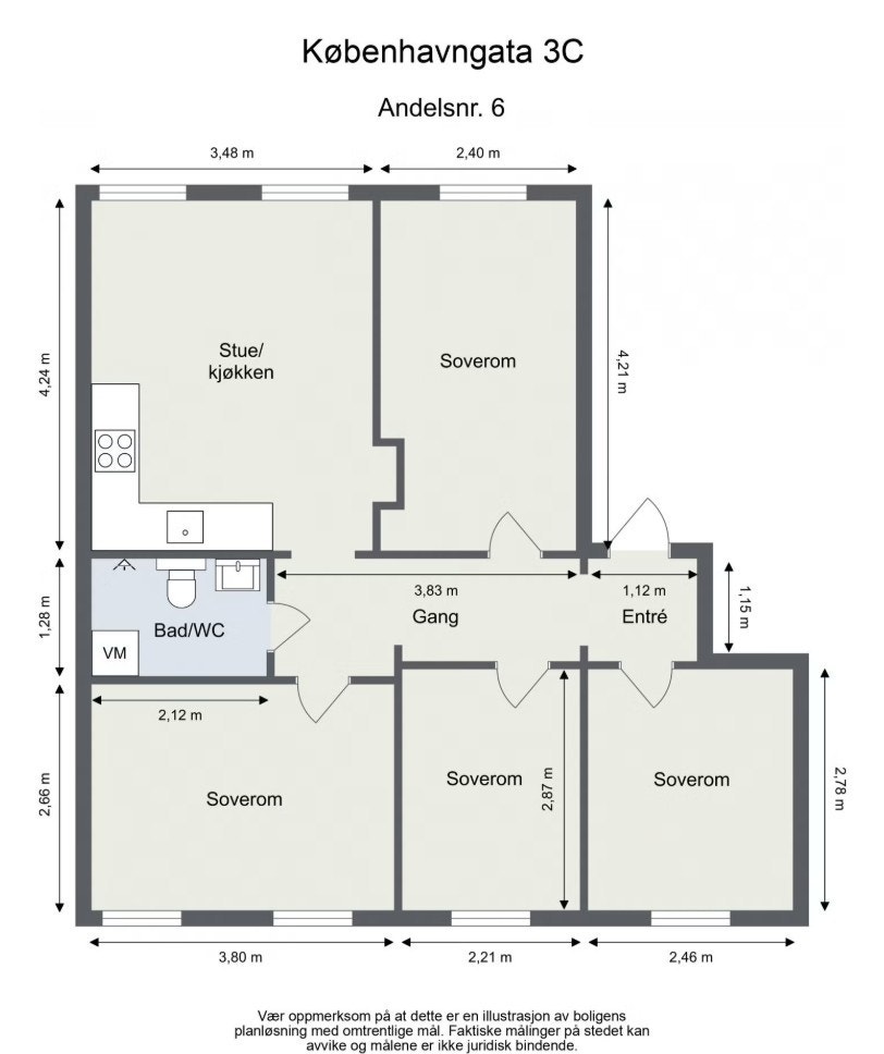 Plantegning Galleribilde