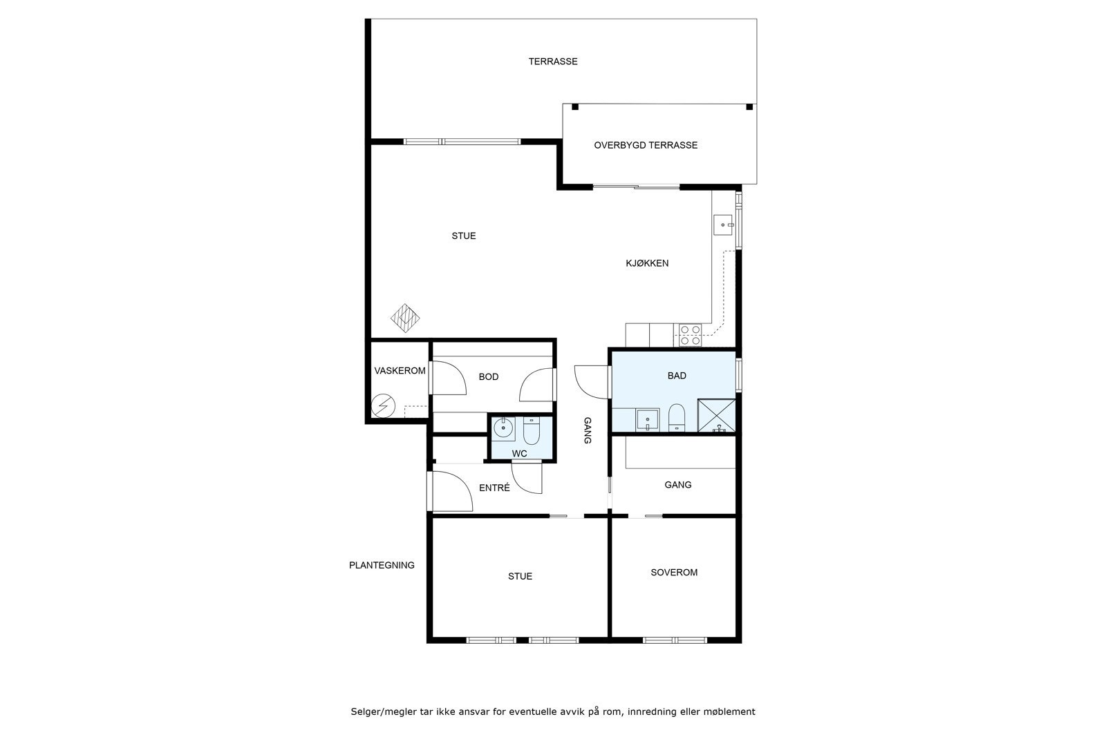 Plantegning Galleribilde