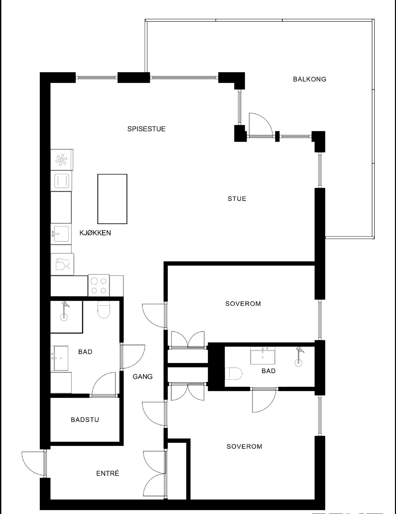 Plantegning. Galleribilde