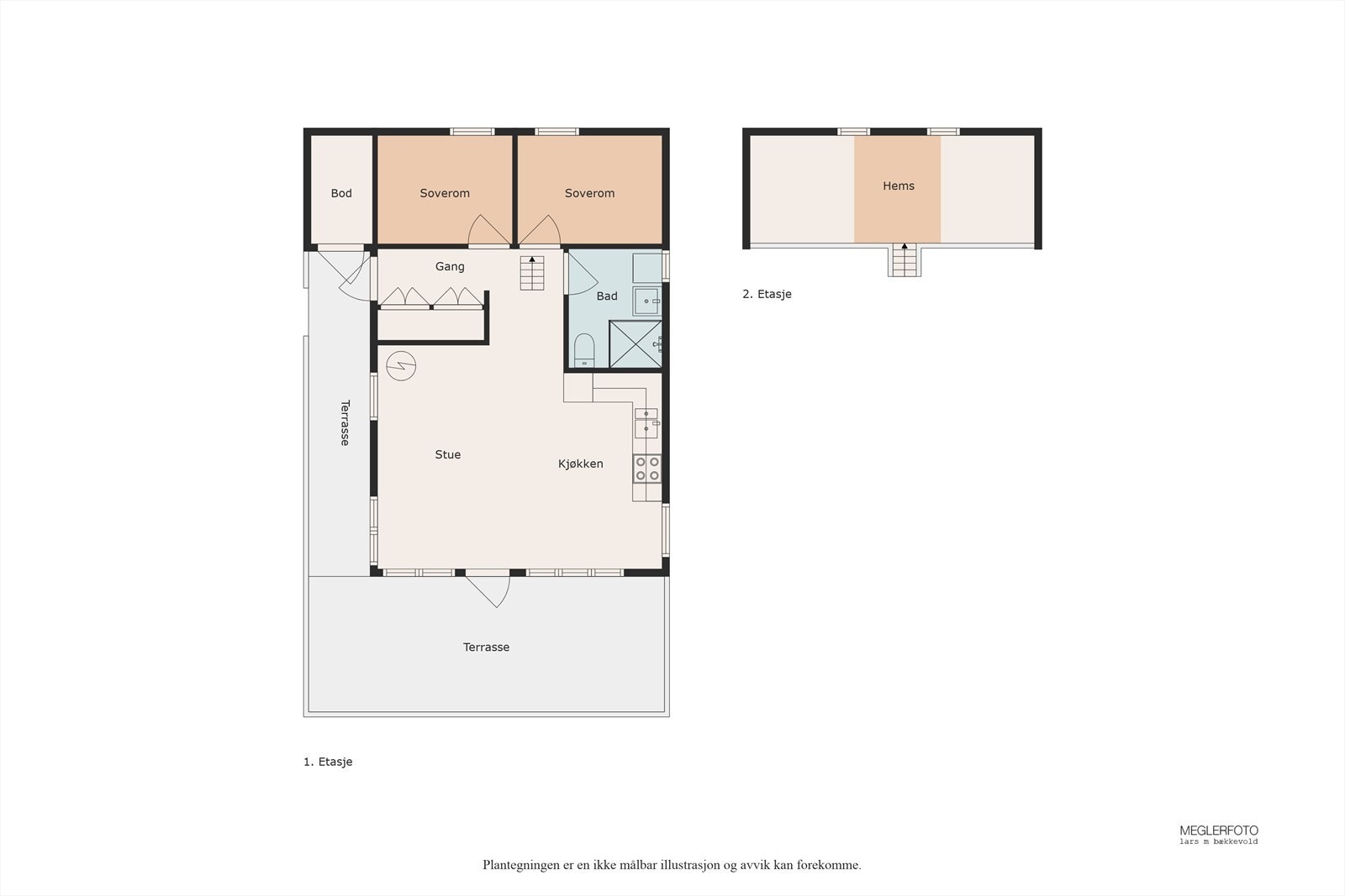 Planskisse av Blåstigen 81! Galleribilde