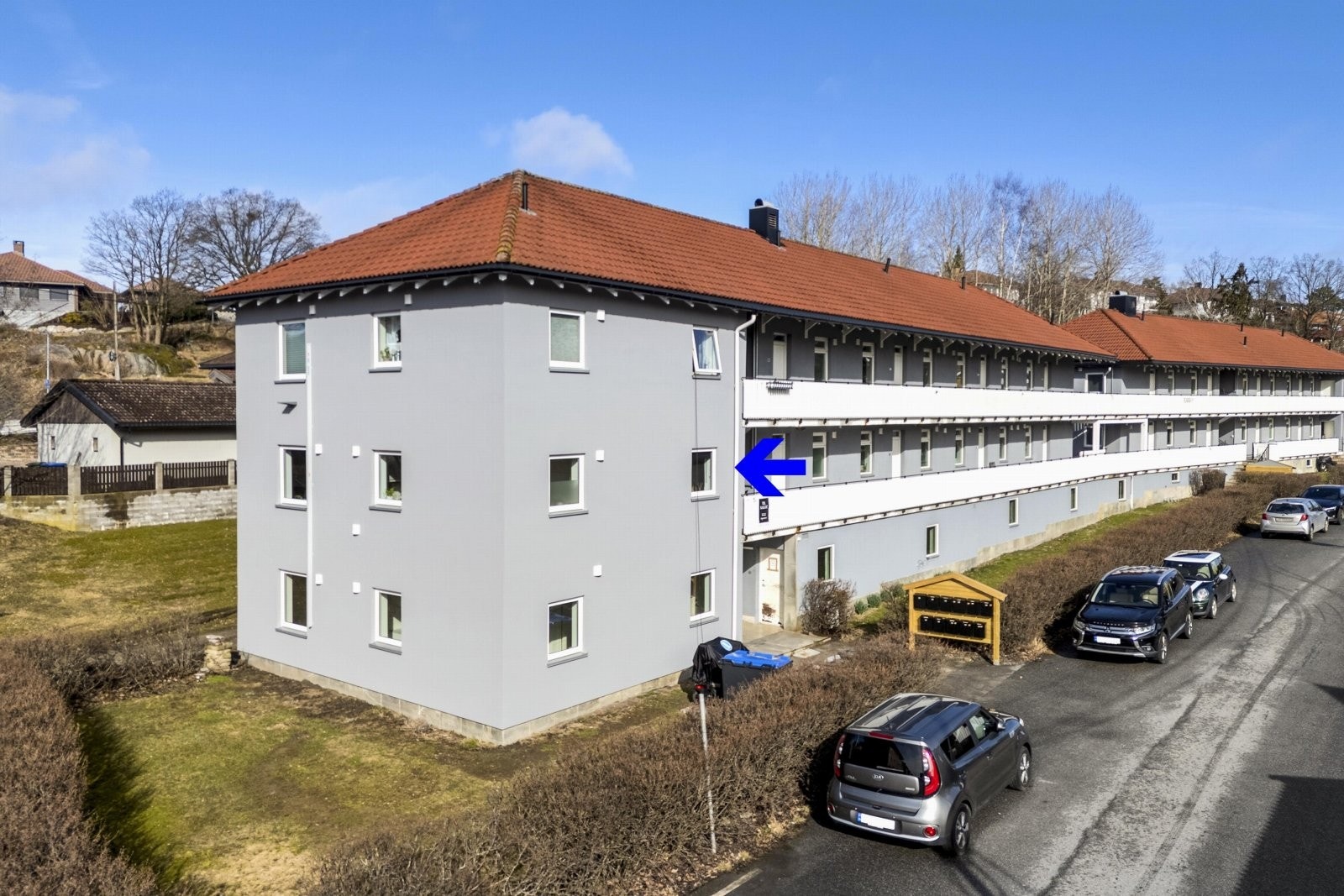 Leiligheten er gjennomgående og ligger på ende. Galleribilde