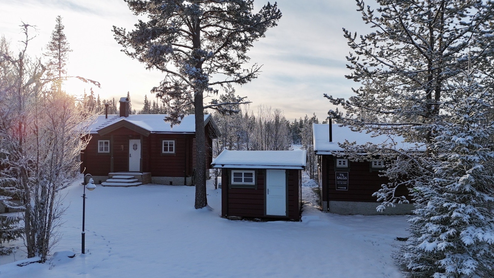 Koselig hyttetun! Galleribilde