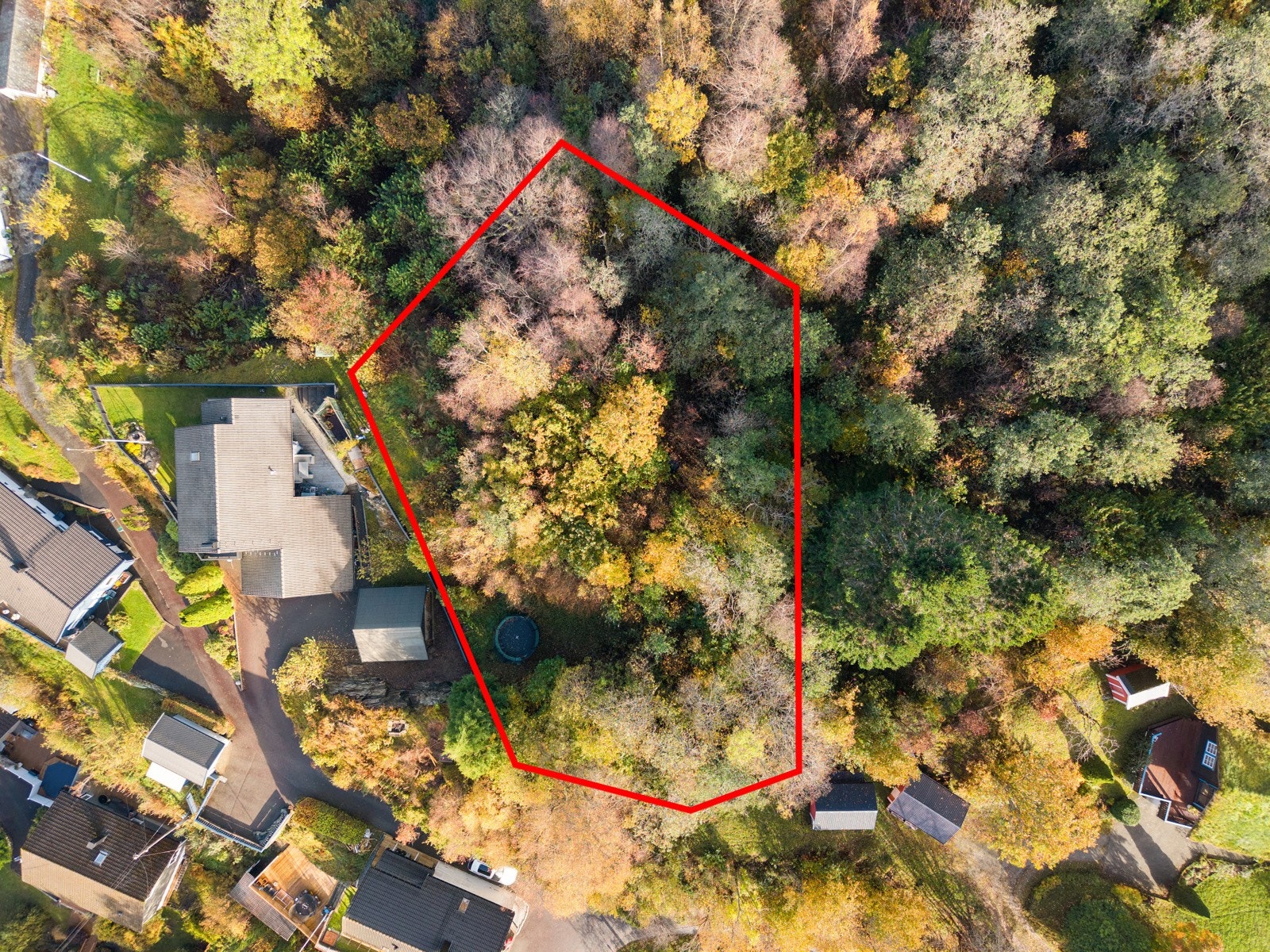 - Oversiktsbilde over tomten - Galleribilde