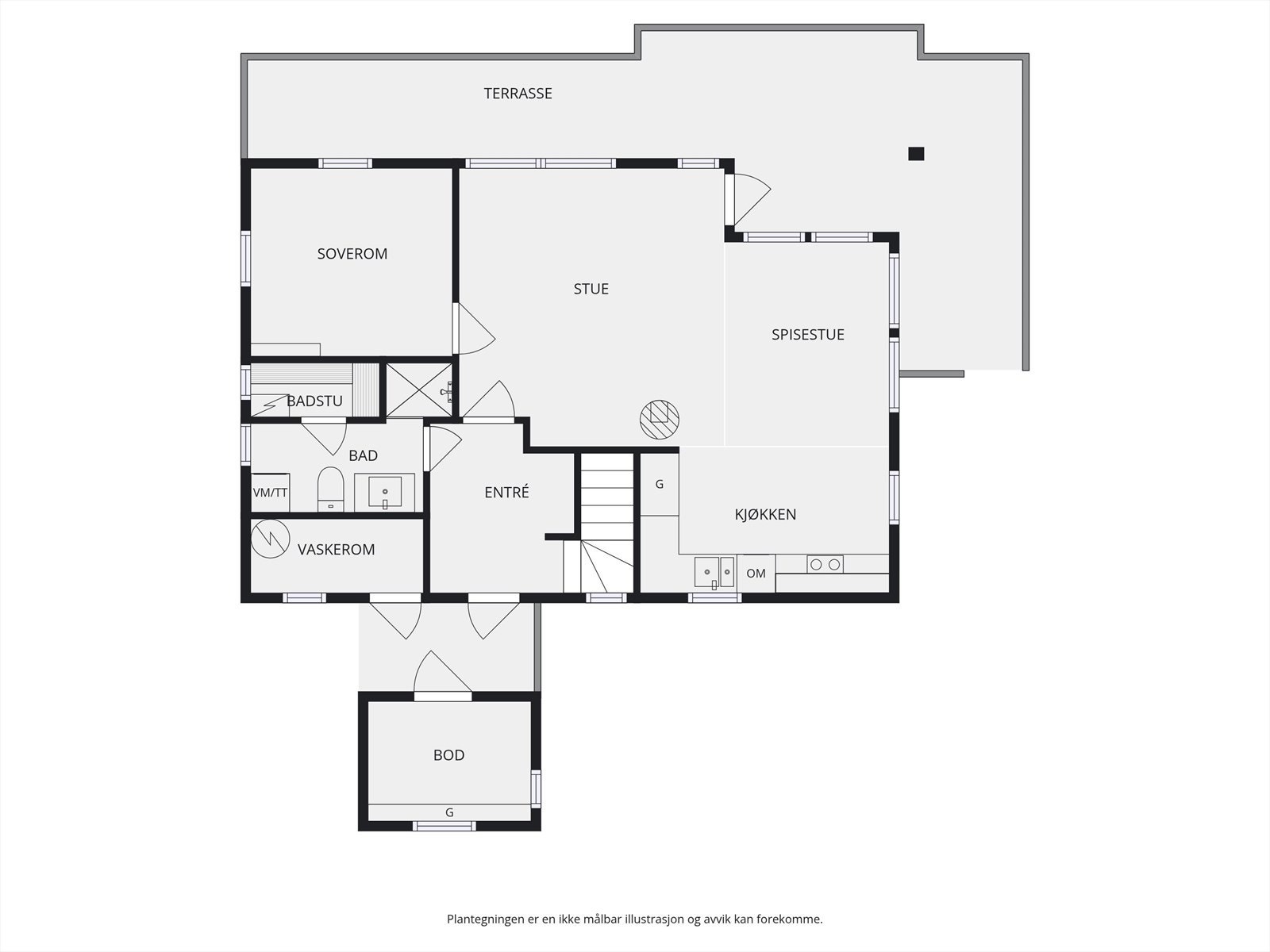 Plantegning Galleribilde