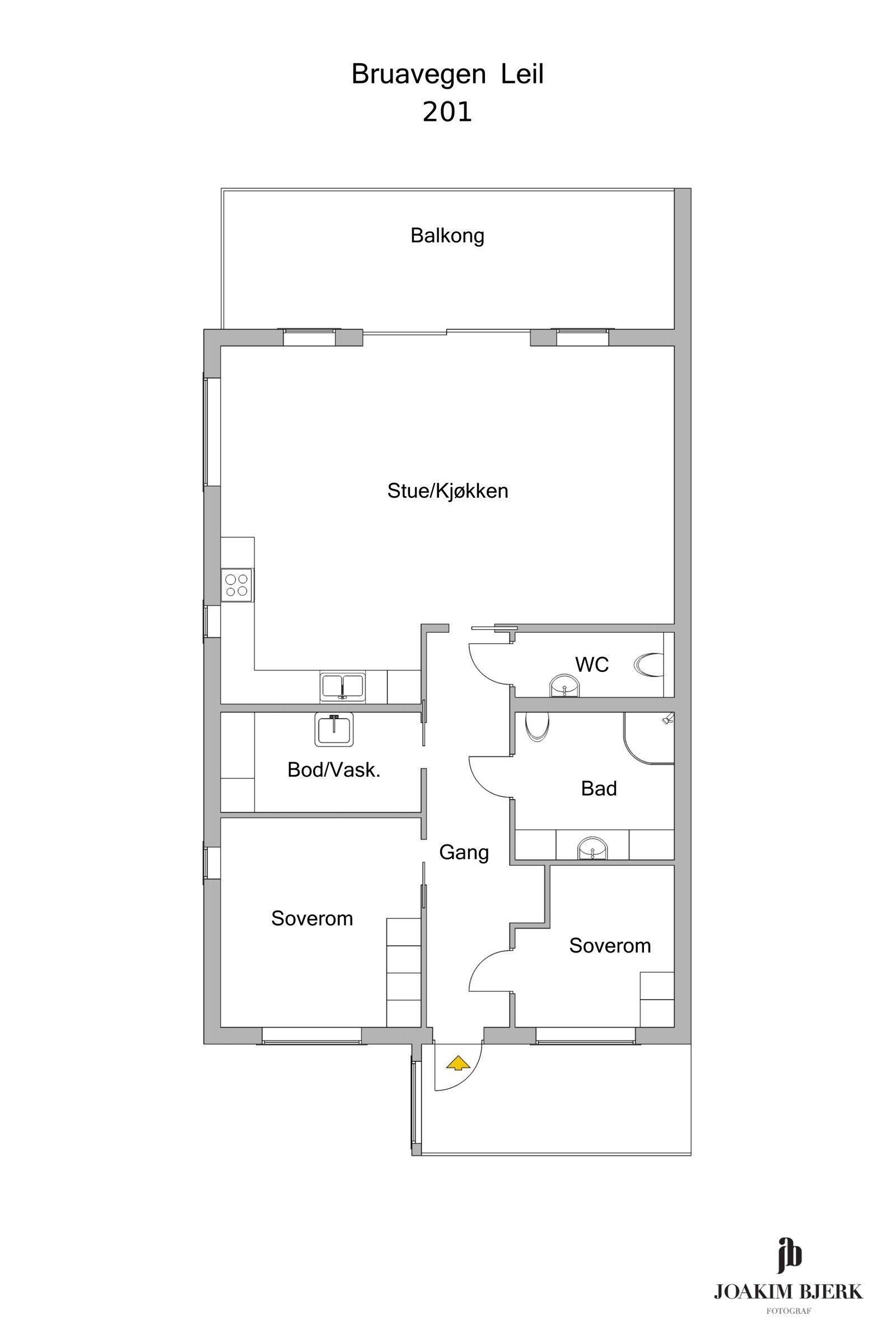 Plantegning Galleribilde