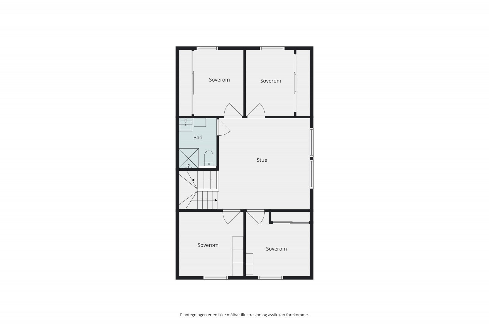 Plantegning - 2.etasje Galleribilde