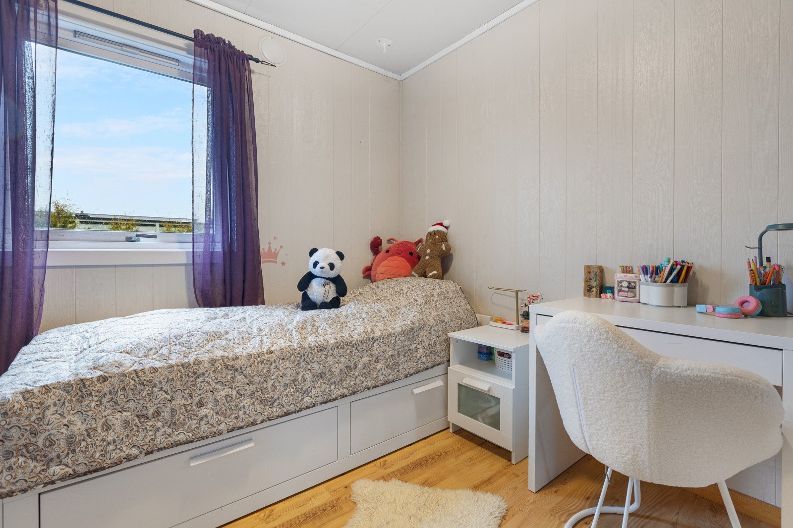 Enten det er barnerom, hjemmekontor eller gjesterom - og gir samtidig en følelse av luft og komfort. Galleribilde