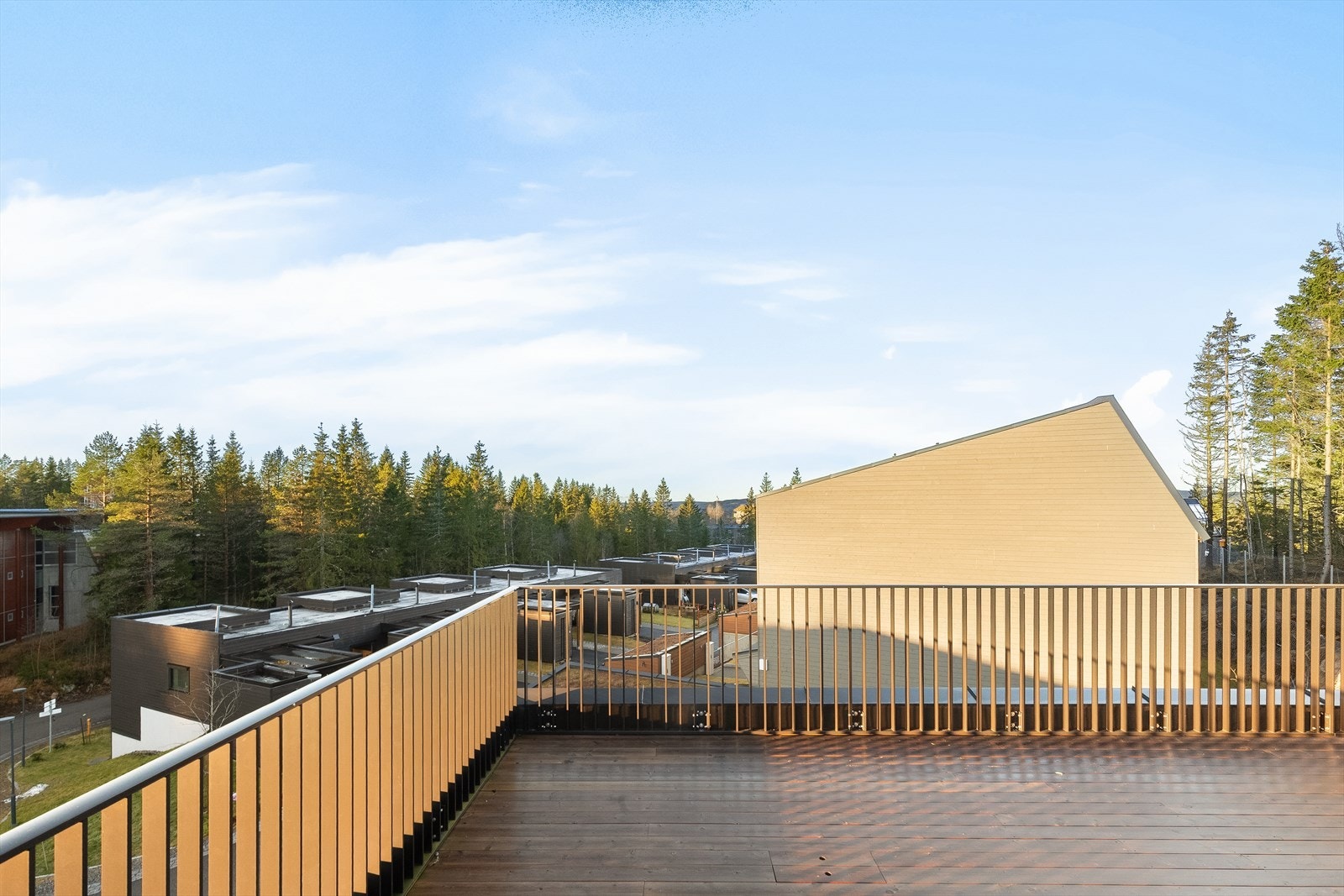 Takterrasse. Galleribilde