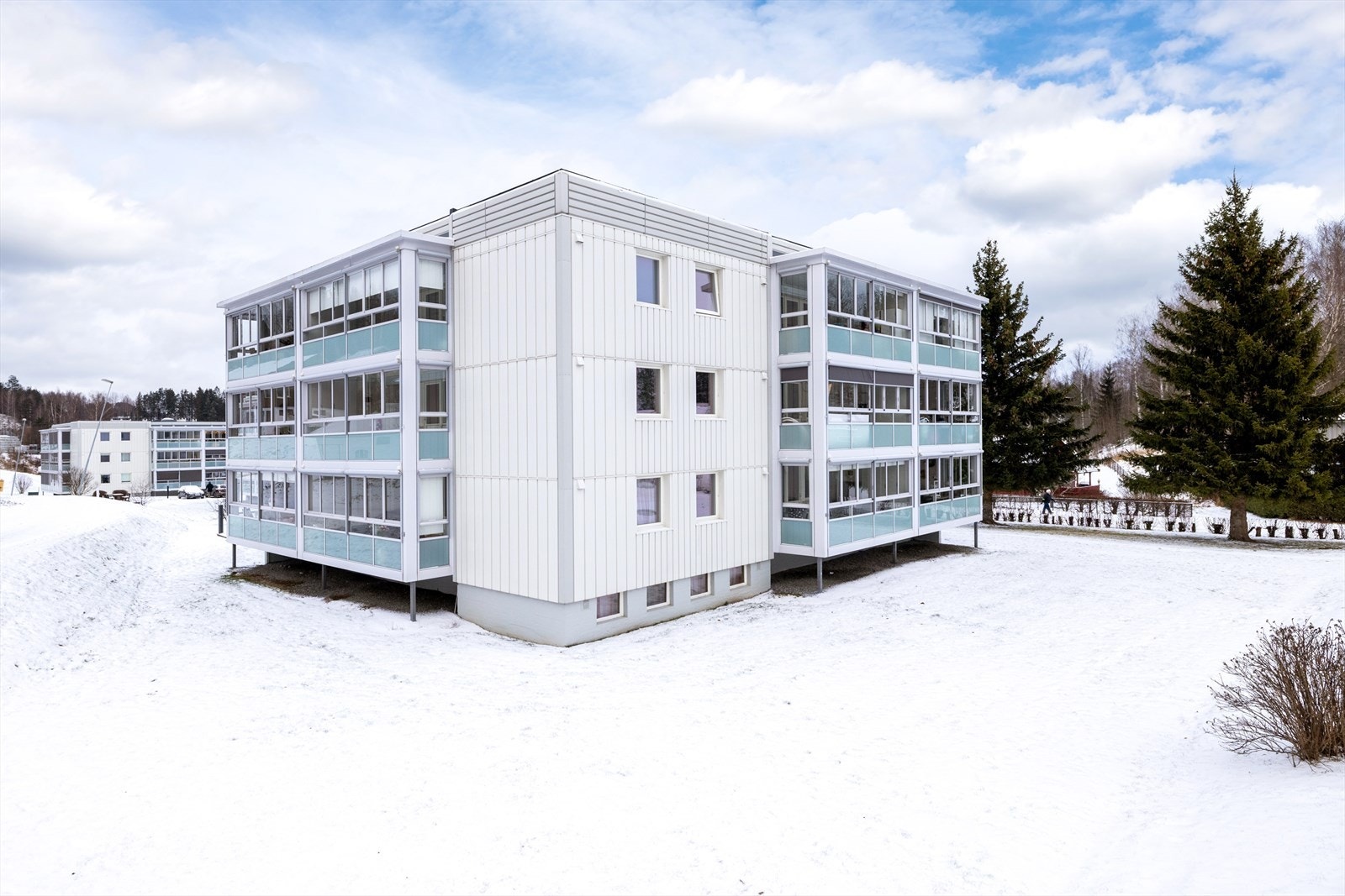 Haldenveien 4 ligger i etablert og rolig boområde, Foto: Morten Norman Larsen Galleribilde