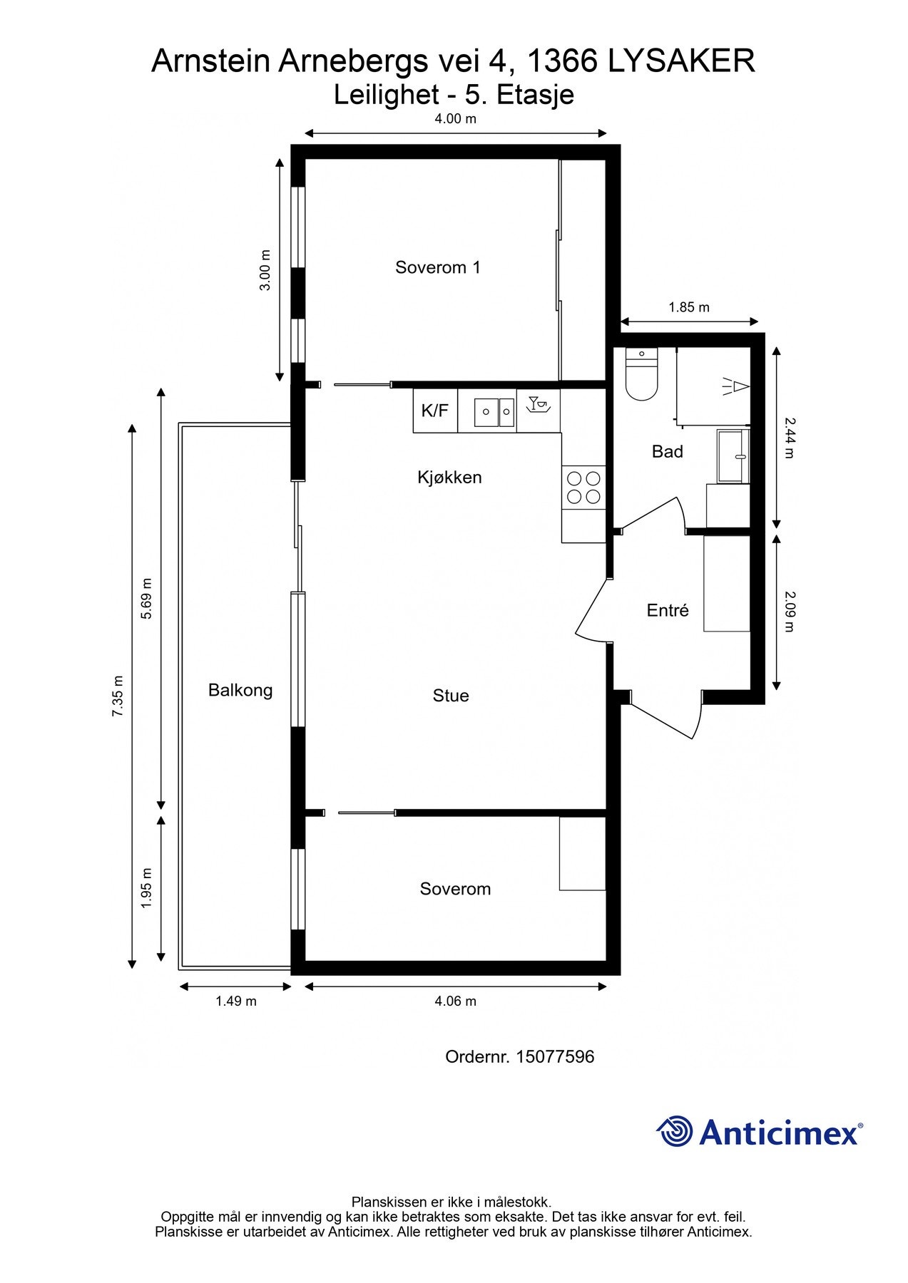 Plantegning Galleribilde