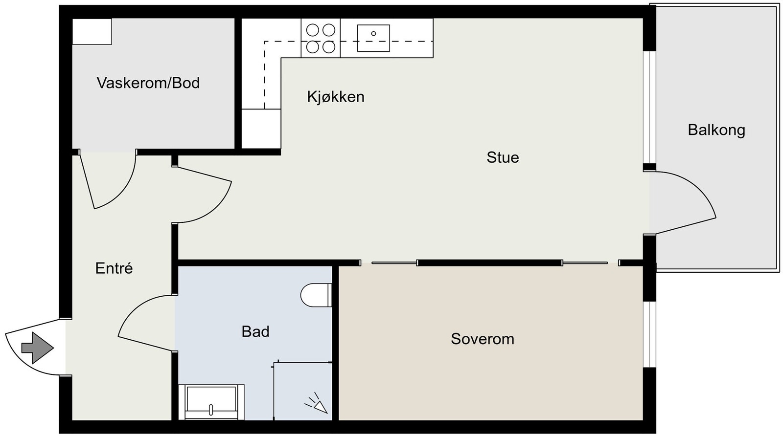 Plantegning. Galleribilde