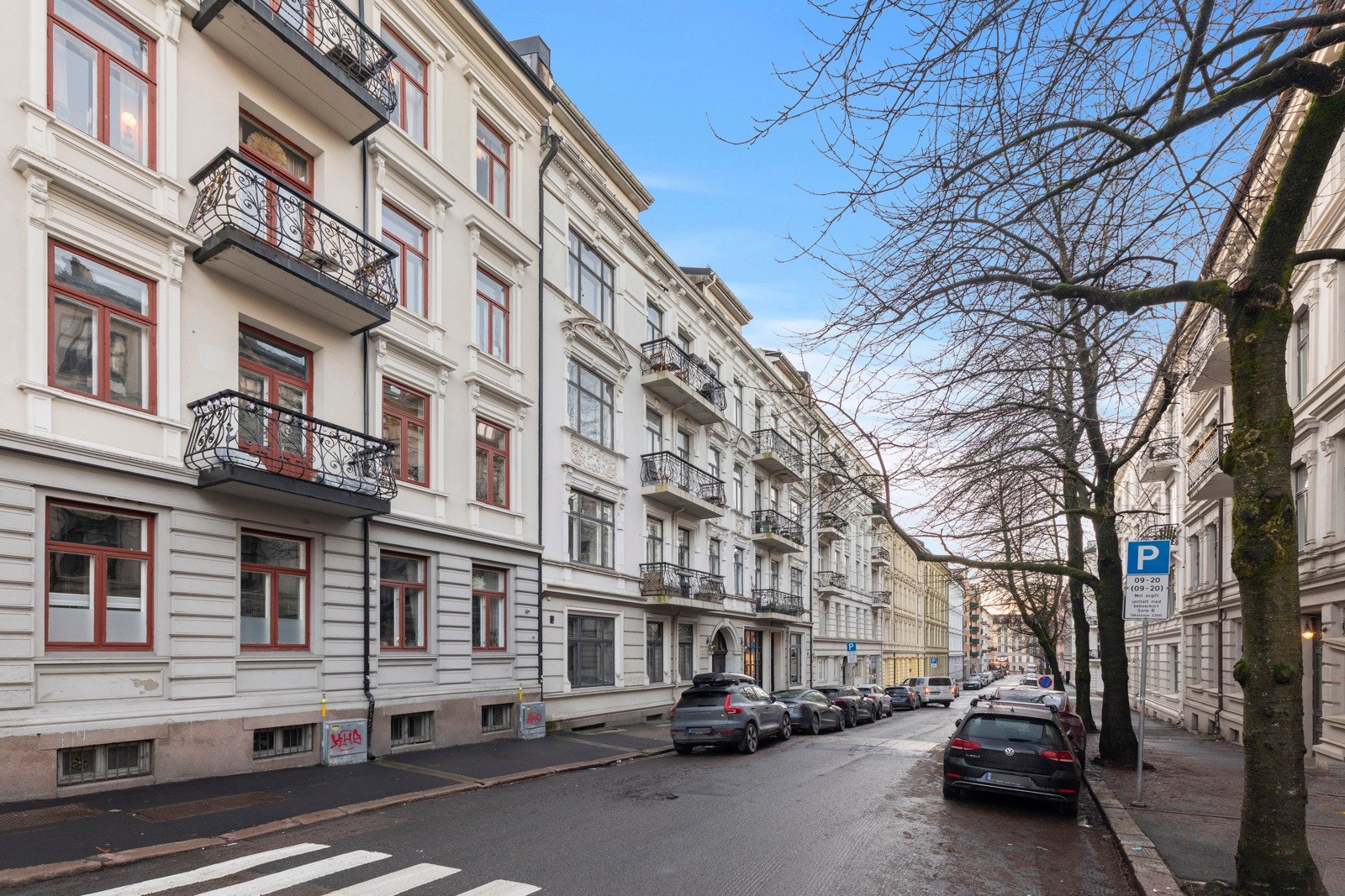 Leiligheten ligger i en av de flotteste og mest populære gatene på St. Hanshaugen. Galleribilde