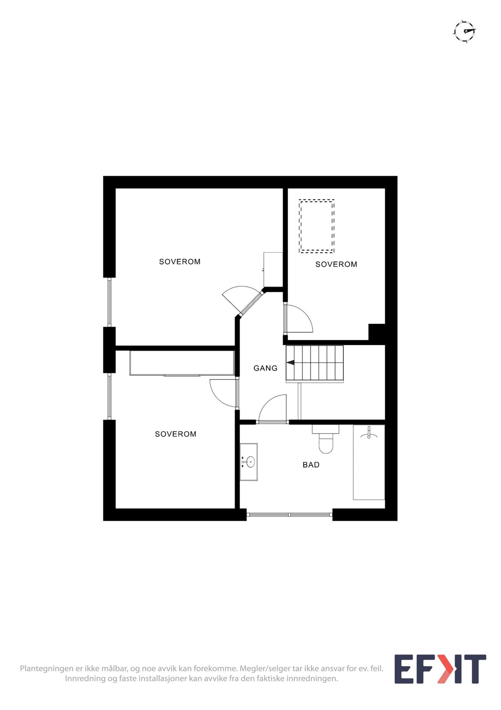 Plantegning 2.etasje Galleribilde