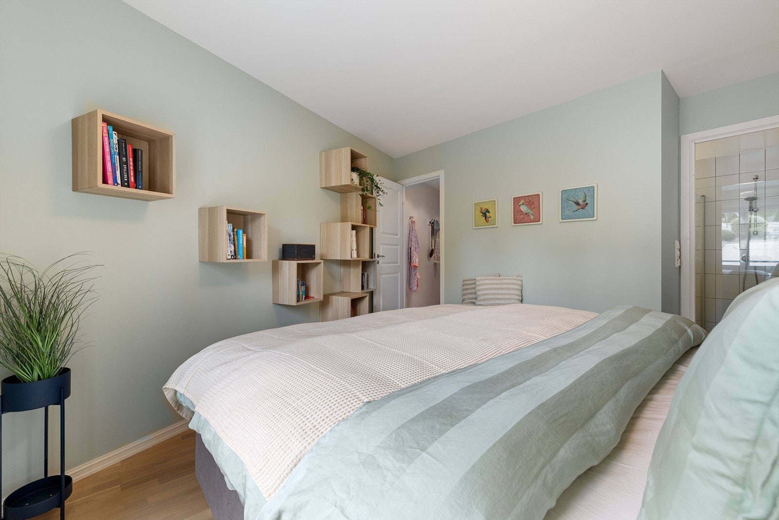 Soverommetsveggflater ble malt i 2019 Galleribilde
