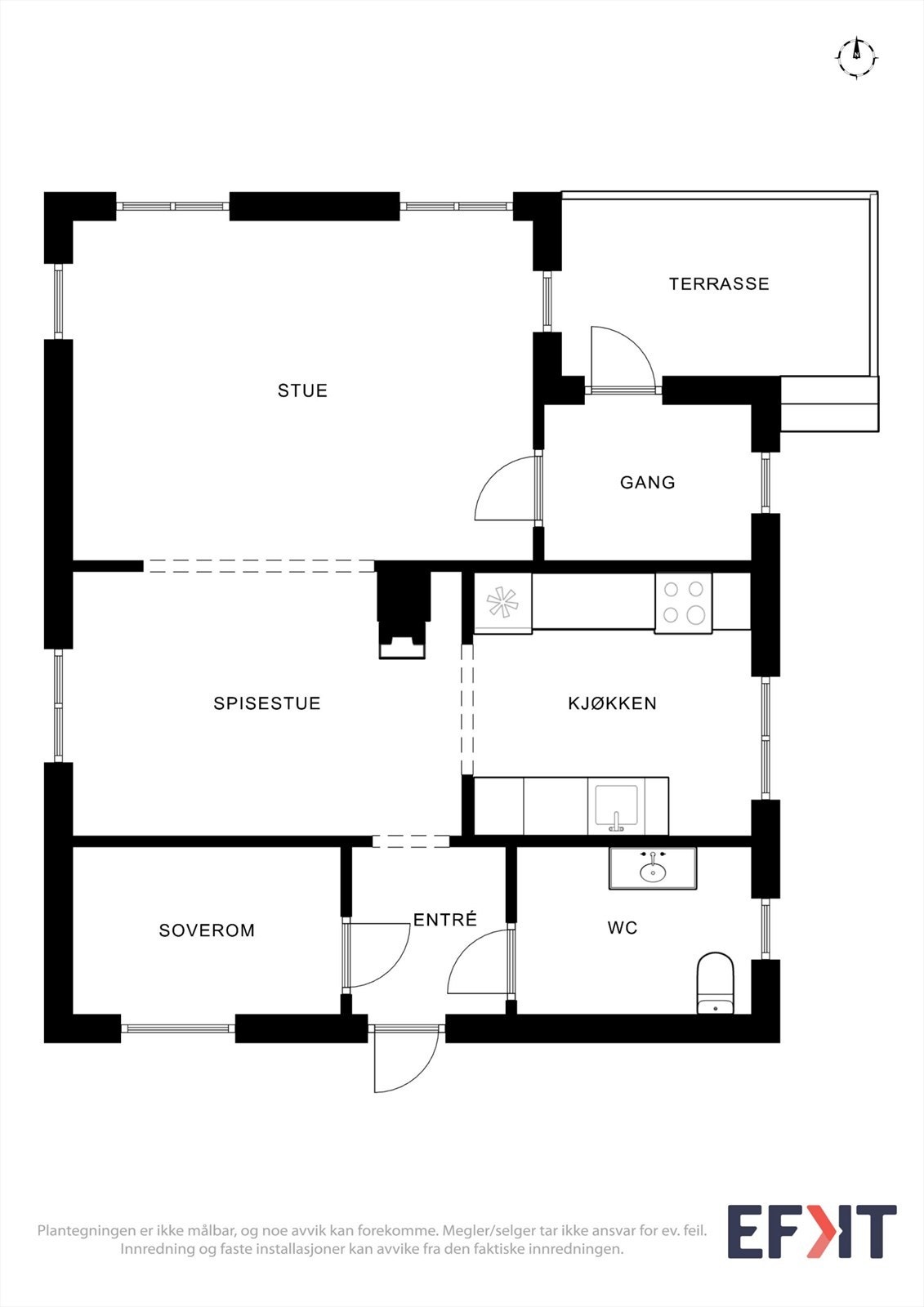 Plantegning. Galleribilde