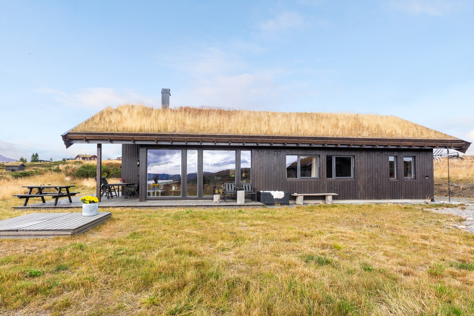 Flott fritidsbolig fra byggeår 2021. Galleribilde