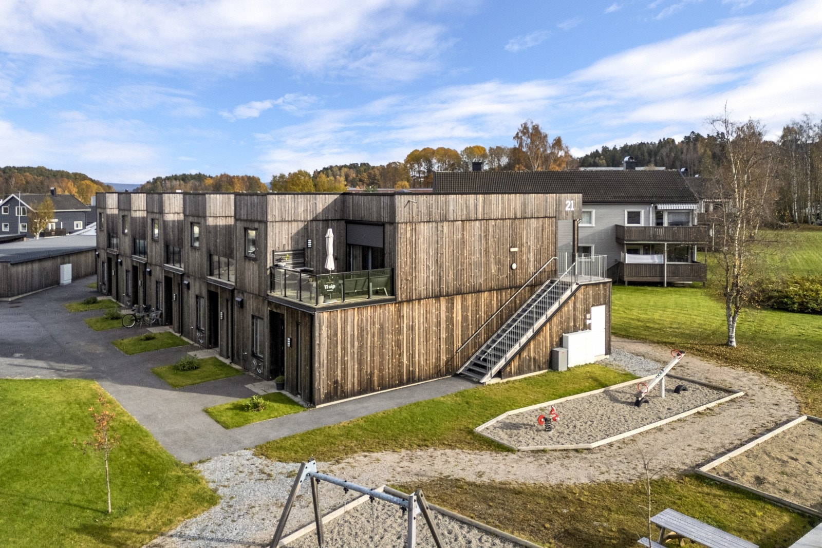 Borettslaget er oppført i 2020 og består av totalt 20 andeler fordelt over 2 bygninger Galleribilde