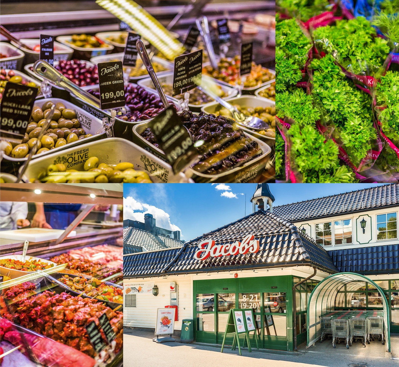 Delikatessebutikken Jacobs på Holtet. Galleribilde