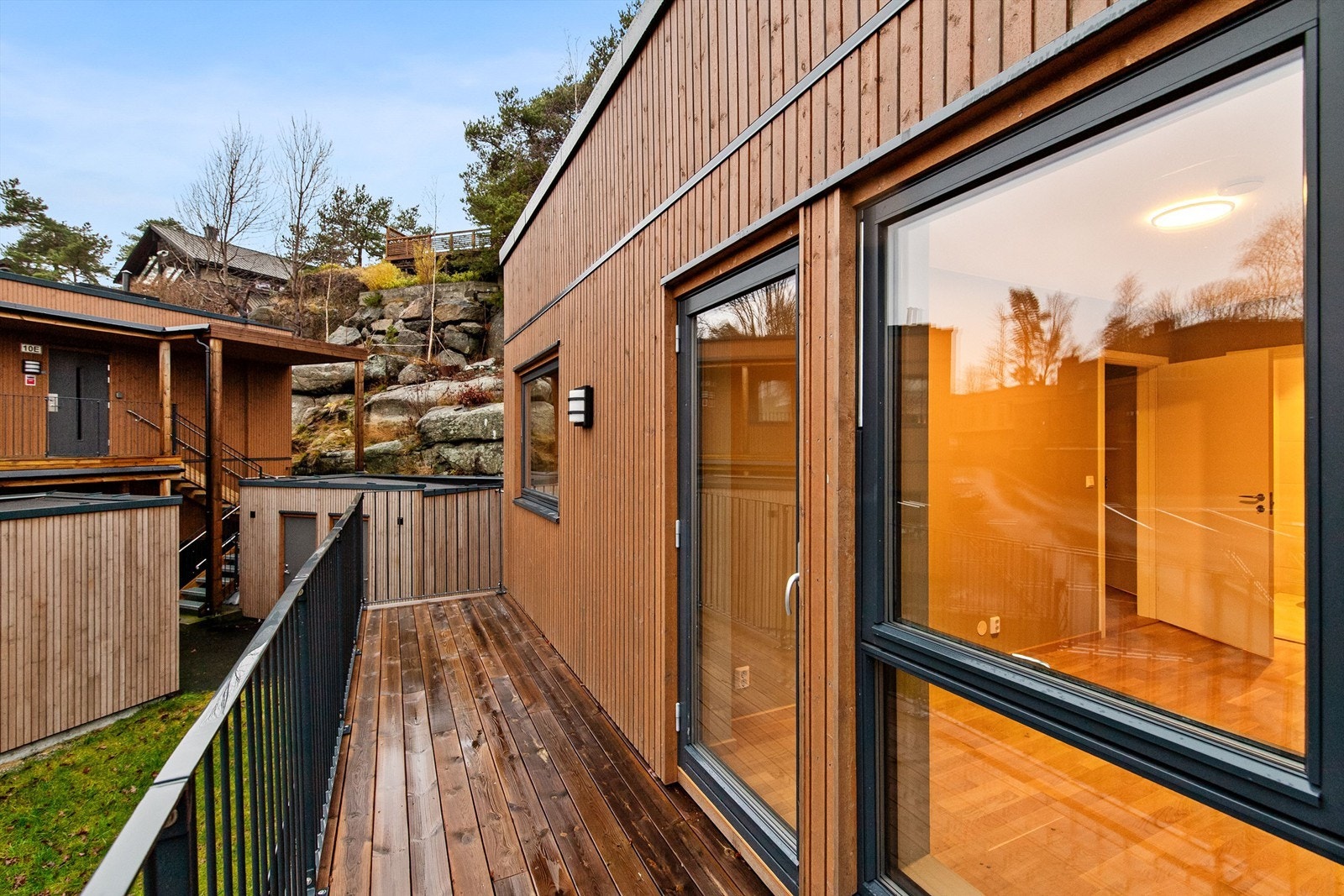 Balkong utenfor hovedsoverom. Galleribilde