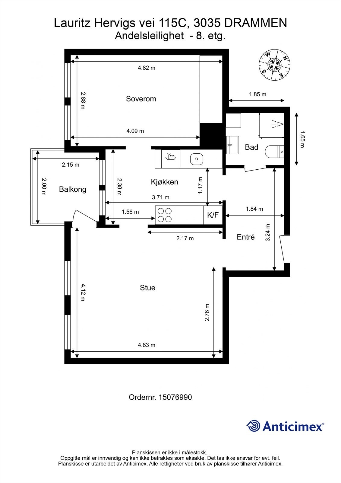 Plantegning - 8. etasje Galleribilde