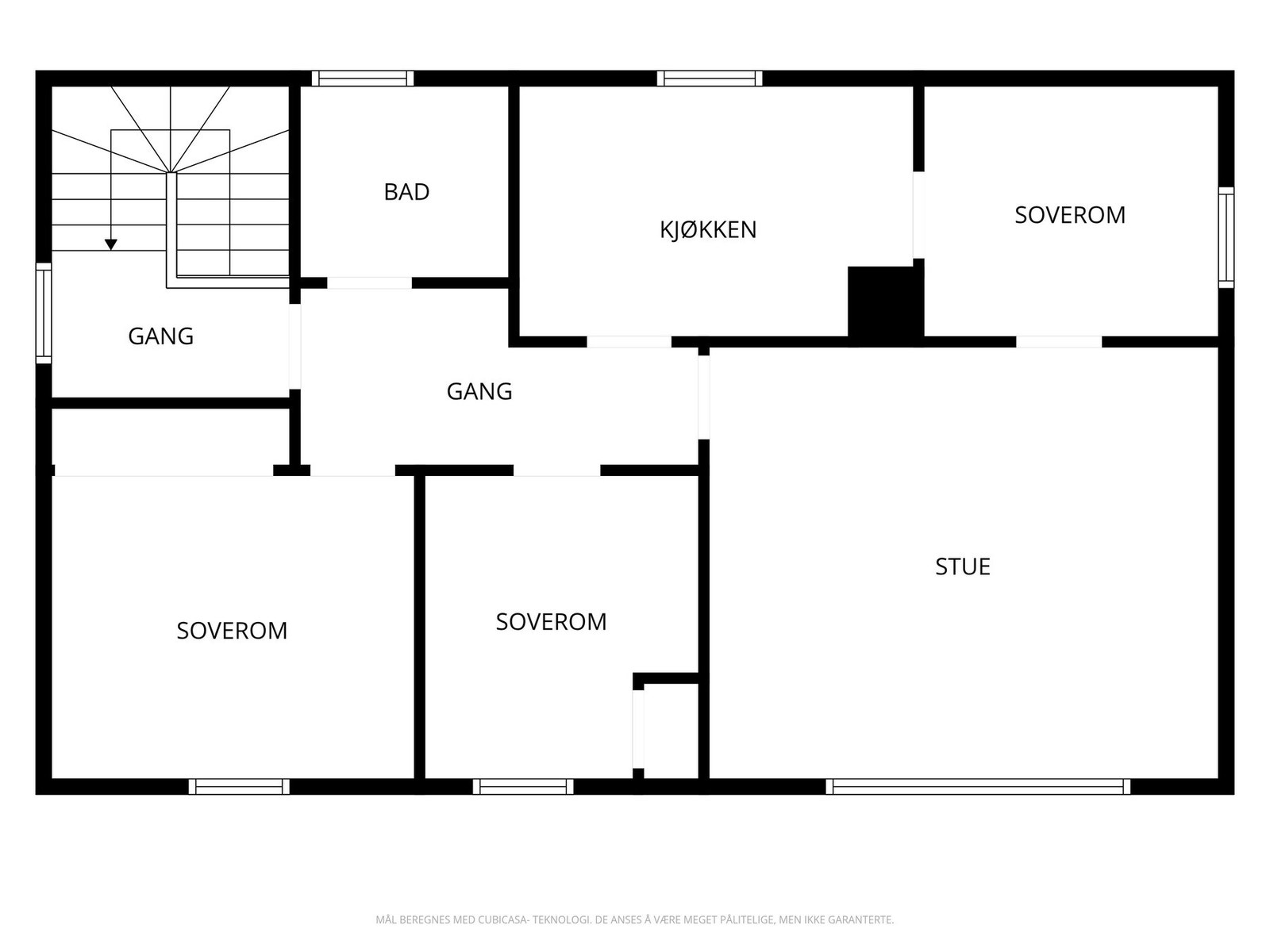 Plantegning 2.etasje. Galleribilde