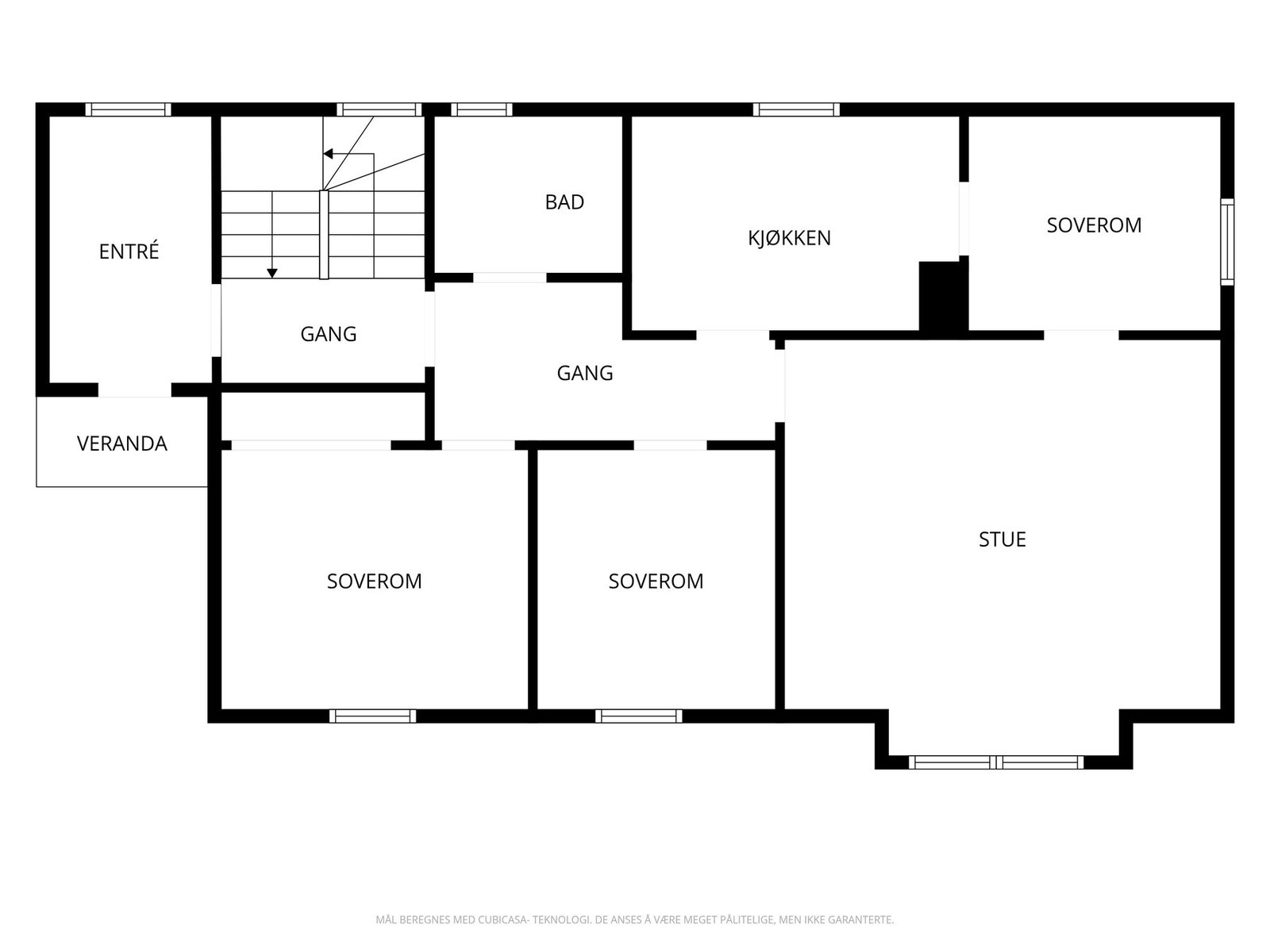 Plantegning 1.etasje. Galleribilde