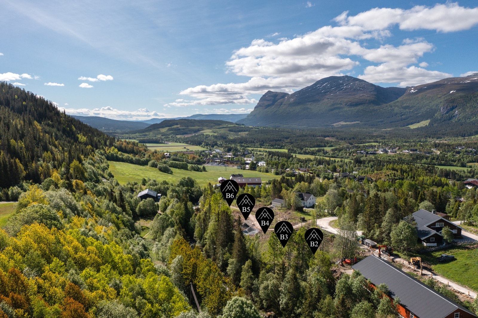 Solrikt og med en flott utsikt. Galleribilde