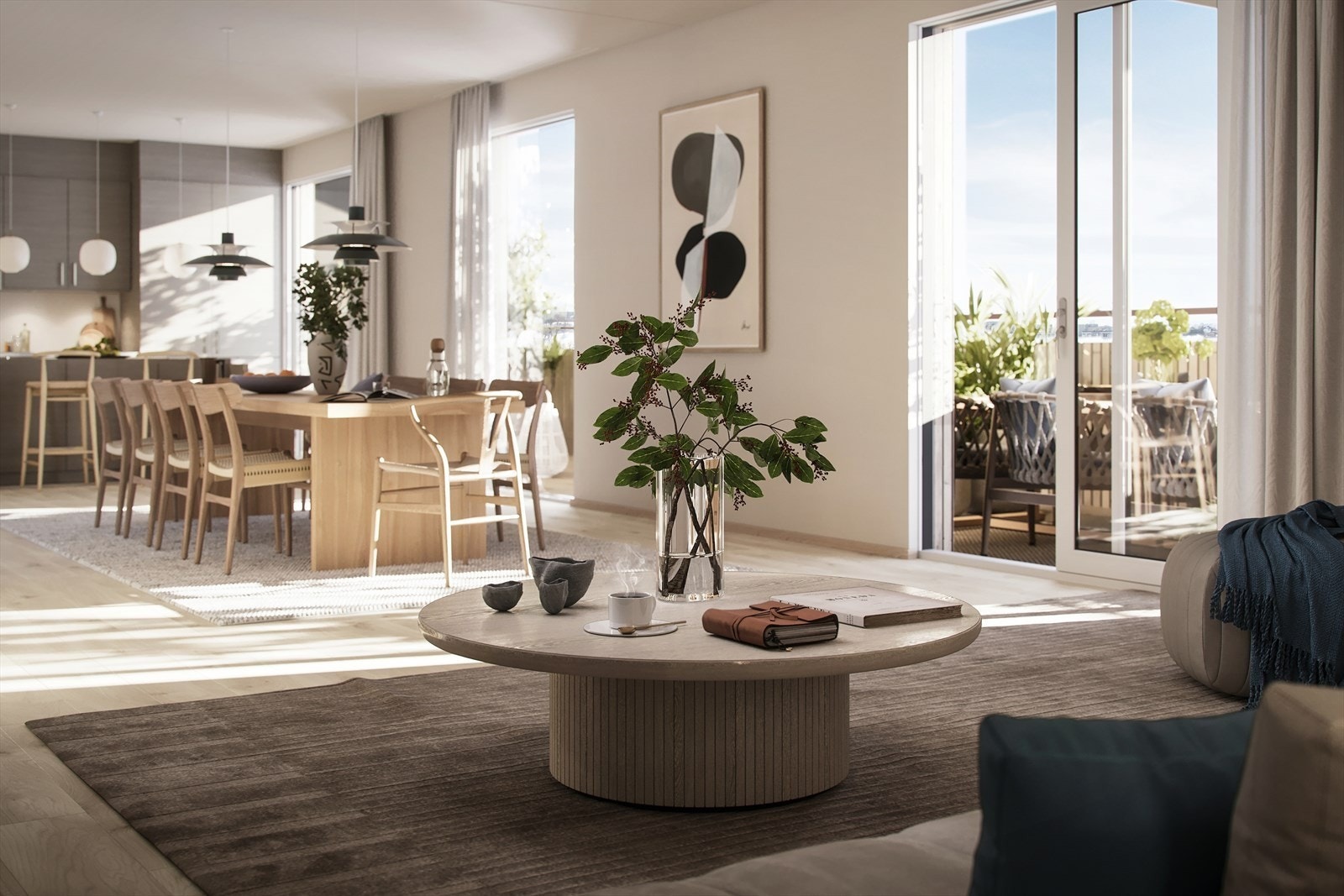 Illustrasjonsbilde stue Galleribilde