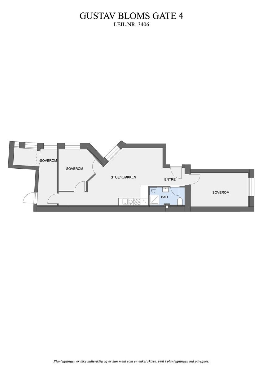 Dette rommet er helt til venstre. Galleribilde