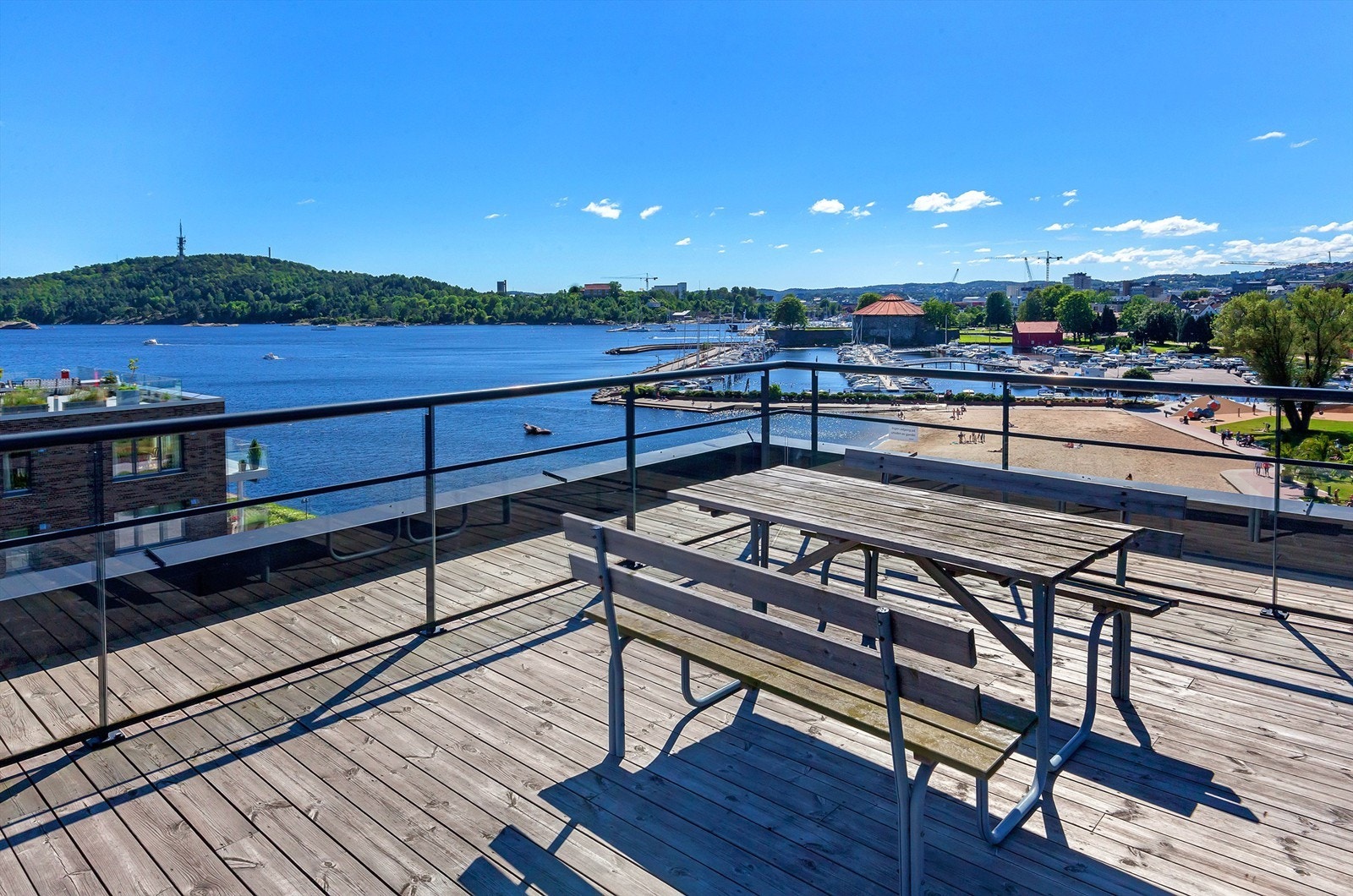 Takterrasse - Fellesområde til borettslaget Galleribilde