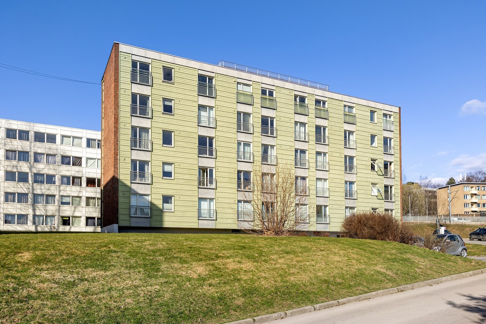 Borettslaget består av 75 boenheter fordelt på 2 blokker. Galleribilde